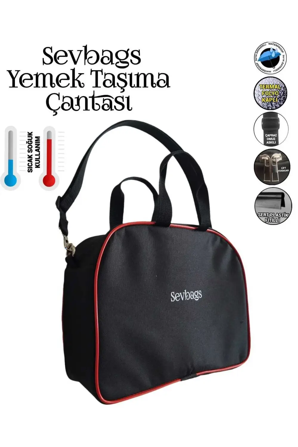 YEMEK TAŞIMA TERMAL TERMOS ÇANTASI