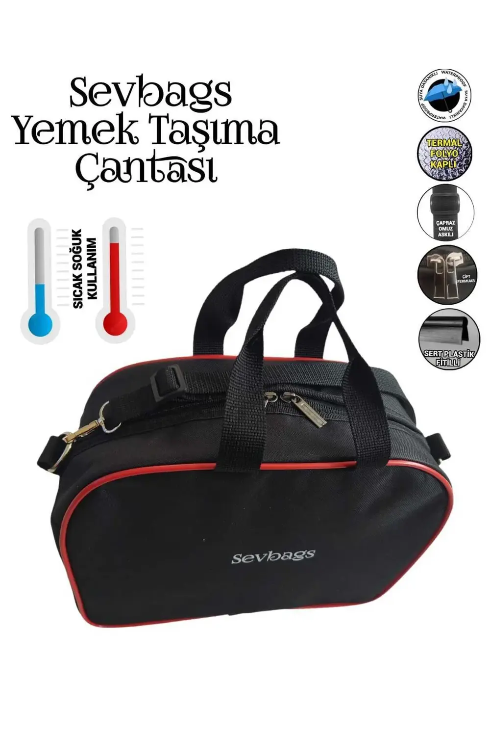 YEMEK TAŞIMA TERMAL TERMOS ÇANTASI