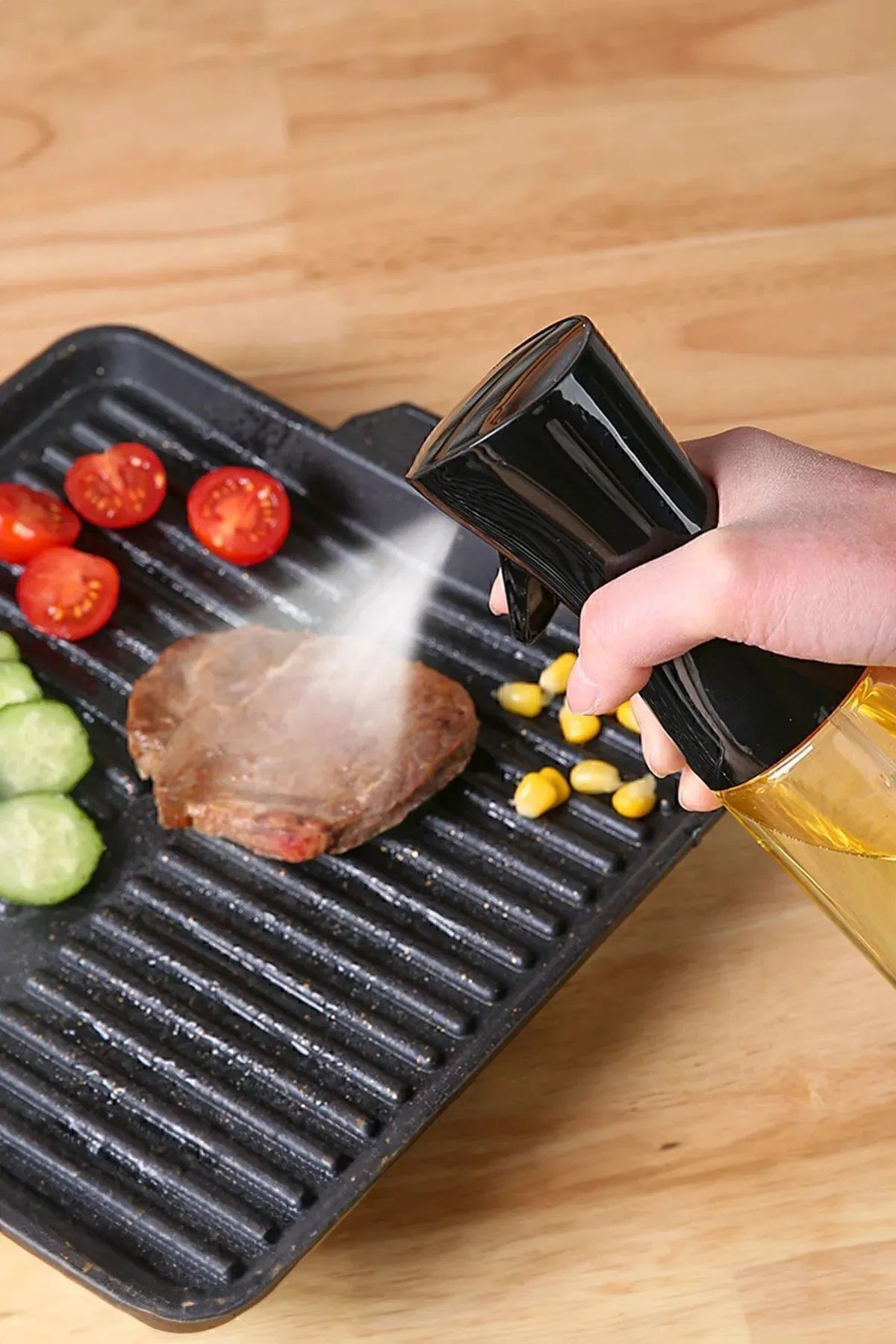 Yemeklik Yağ Spreyi Airfryer Yağdanlık Zeytinyağı Ve Limon Sprey 