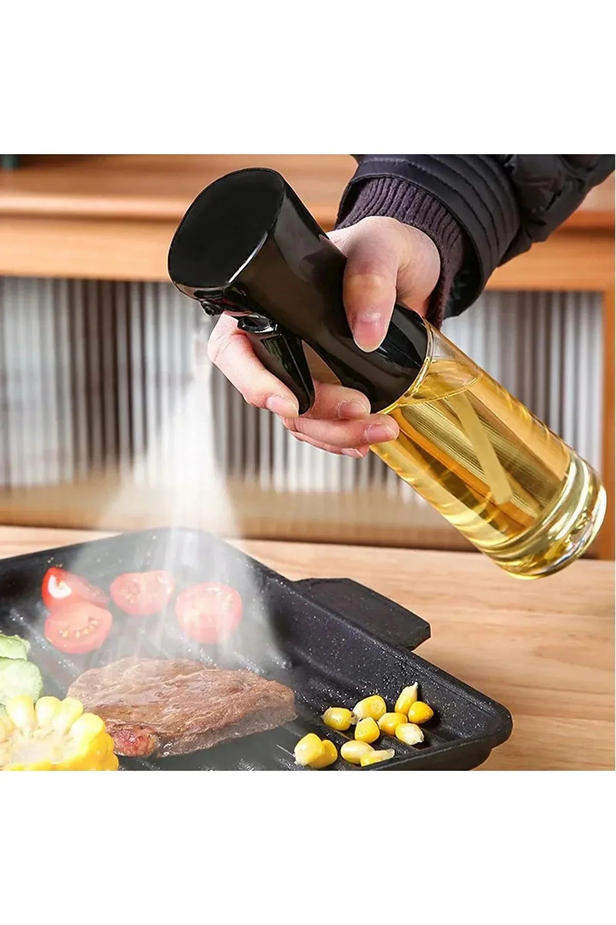 Yemeklik Yağ Spreyi Airfryer Yağdanlık Zeytinyağı Ve Limon Yağı S