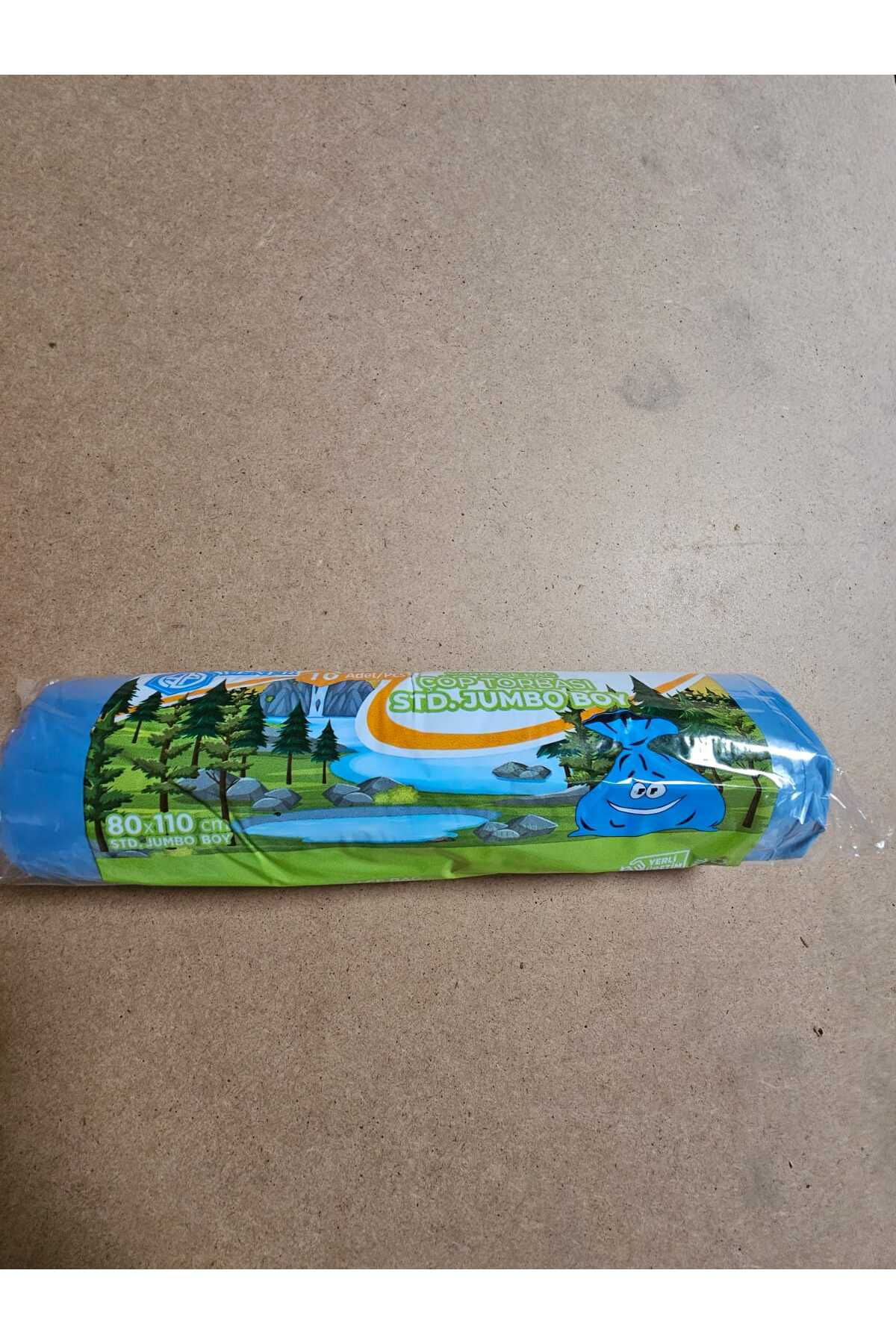 Yener Plastik Yener Plastik Standart Jumbo Boy Çöp Torbası Mavi 80 X 110 Cm 5 R