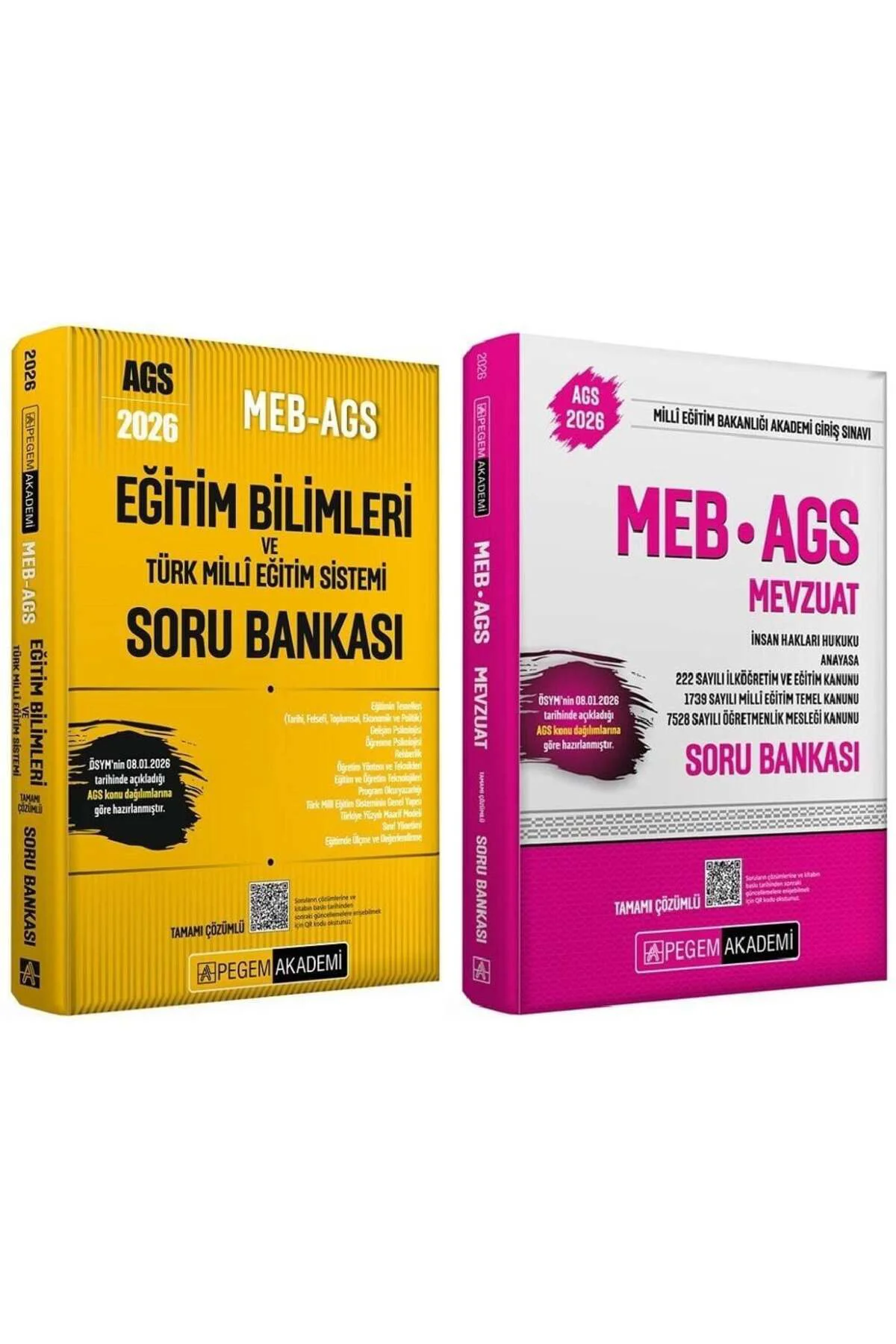 YENİ AGS - Pegem 2026 MEB-AGS Eğitim Bilimleri + Mevzuat Soru Ban YENİ AGS - Pegem 2026 MEB-AGS Eğitim Bilimleri + Mevzuat Soru Ban