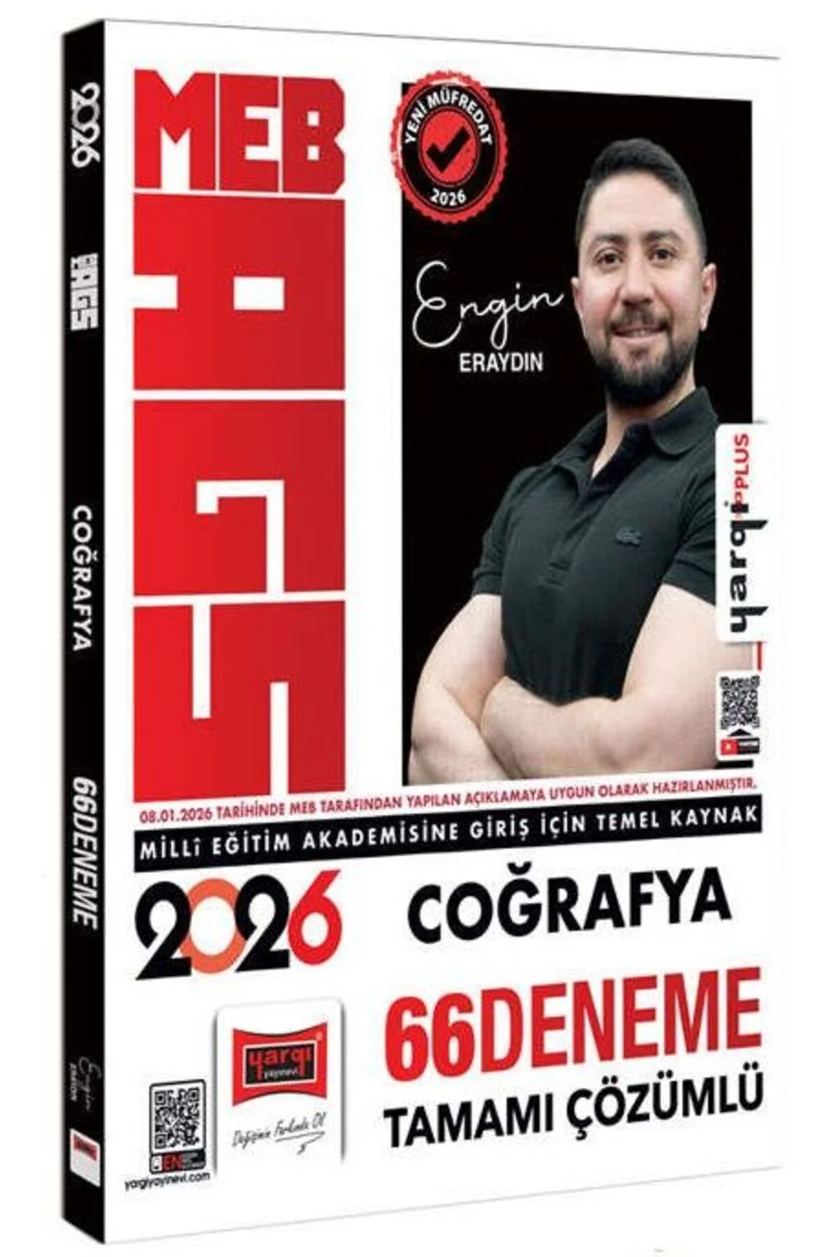 YENİ AGS - Yargı 2026 MEB-AGS Coğrafya 66 Deneme Çözümlü - Engin 