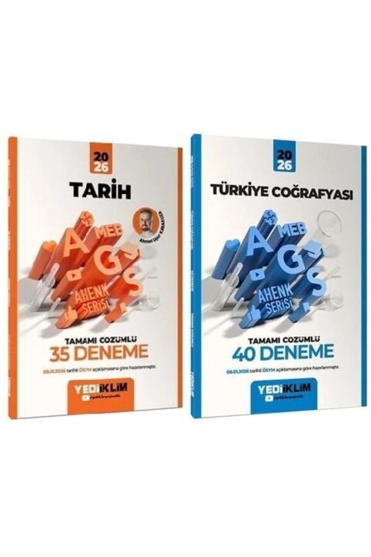 YENİ AGS - Yediiklim 2026 MEB-AGS Tarih + Türkiye Coğrafyası 75 D
