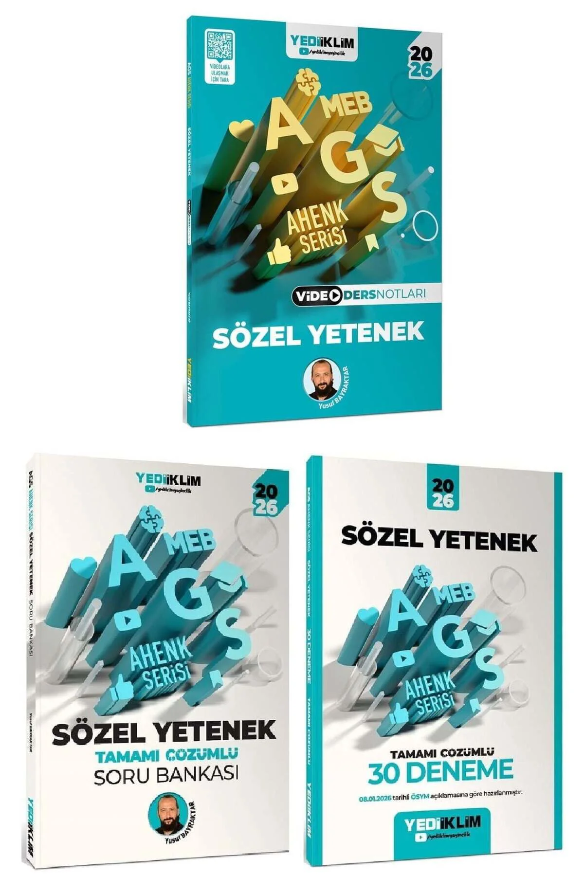YENİ AGS - Yediiklim 2026 MEB-AGS Sözel Yetenek Video Ders Notlar