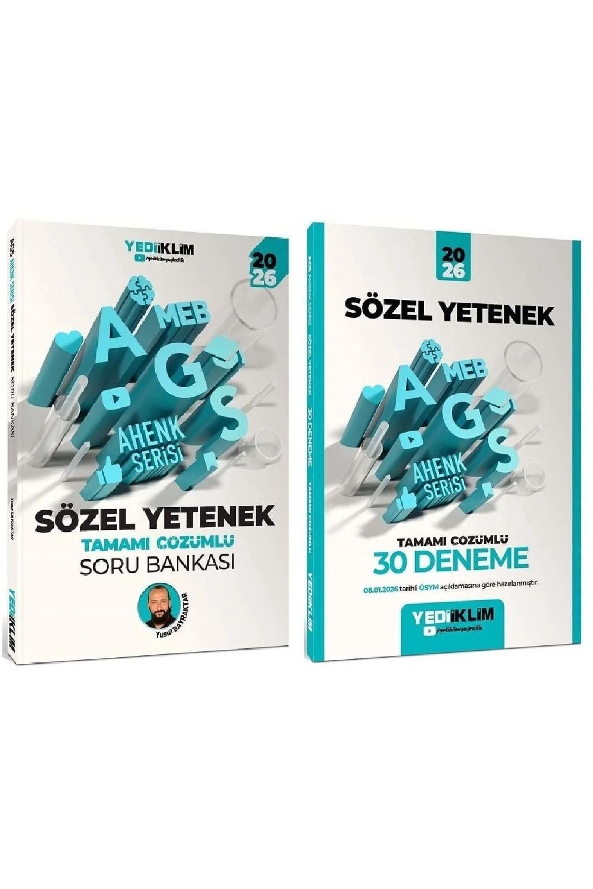 YENİ AGS - Yediiklim 2026 MEB-AGS Sözel Yetenek Soru Bankası + 30