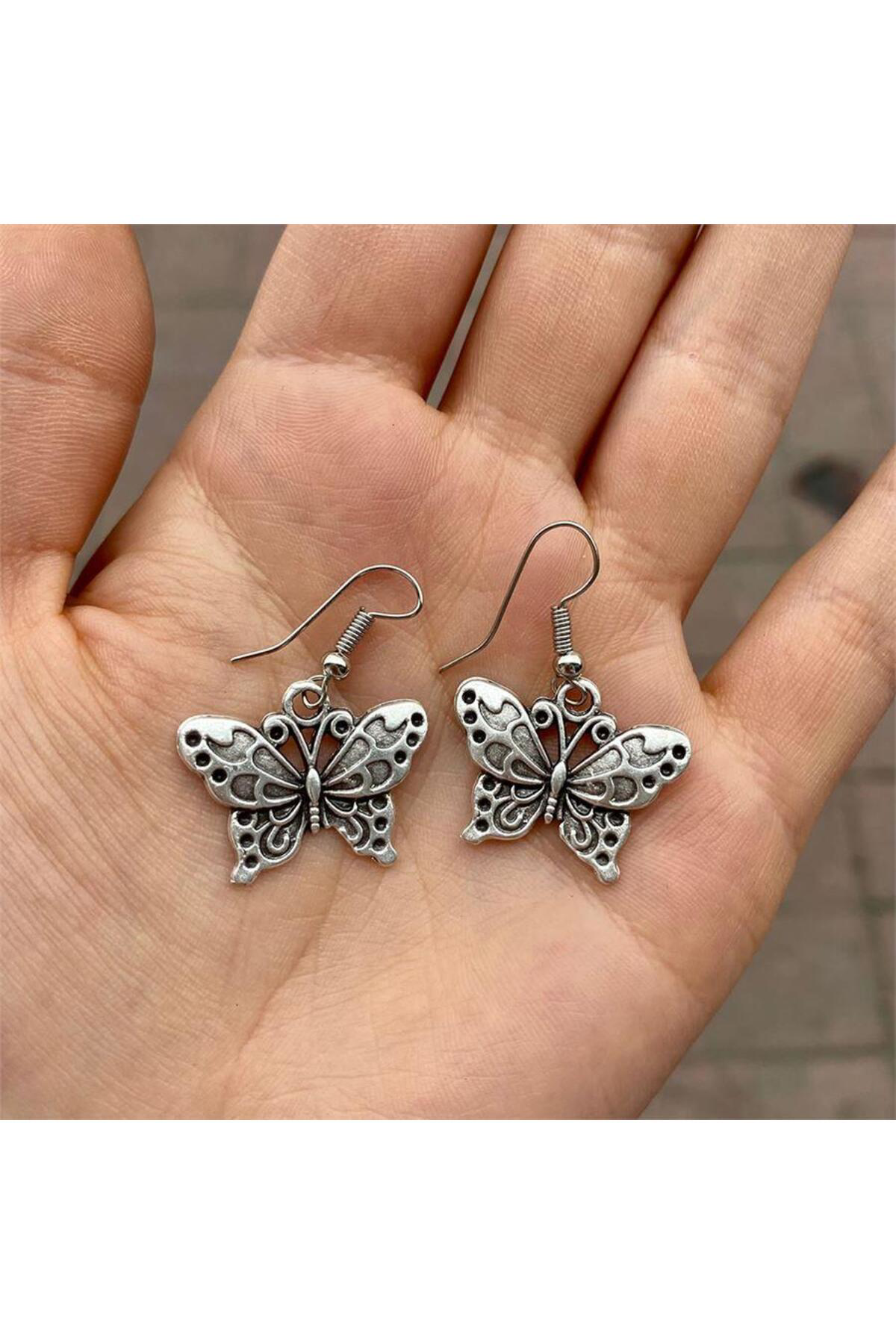 Yeni Basic Butterfly Küpe