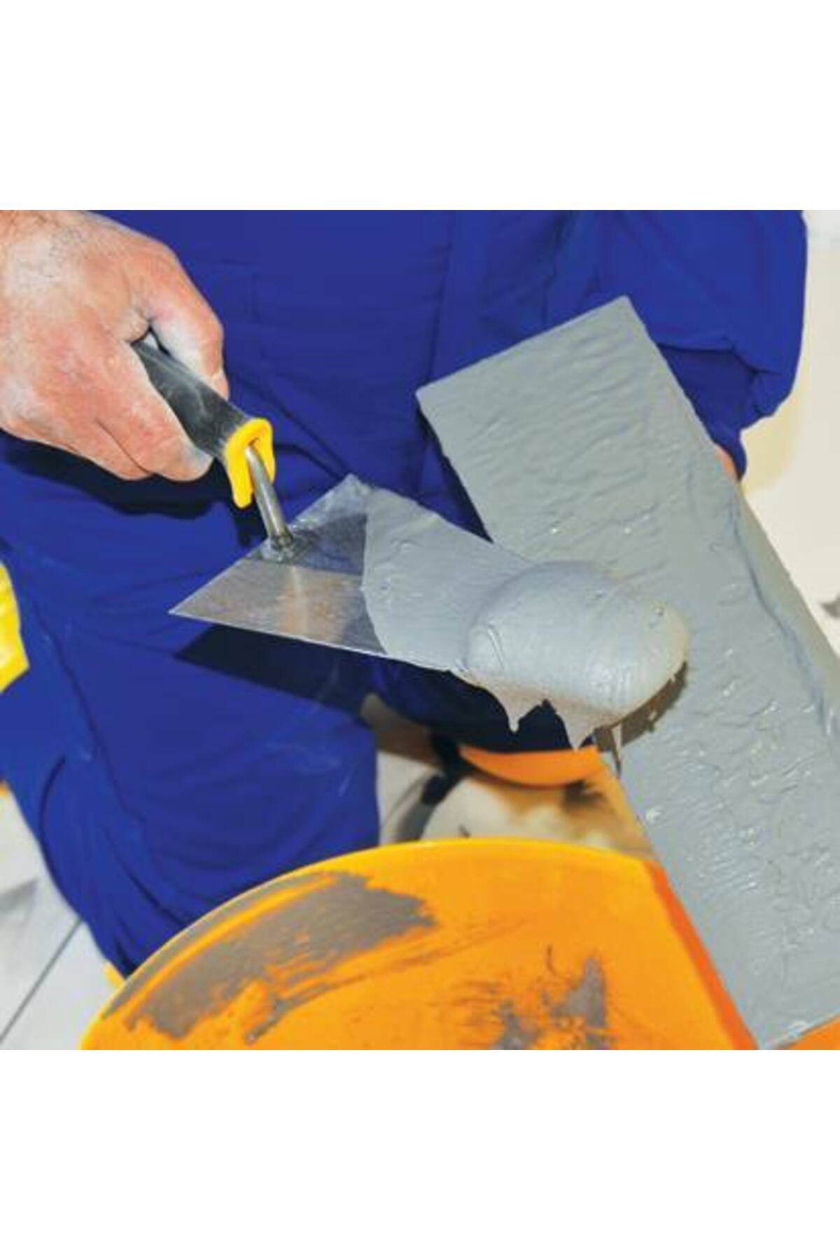 Dekor Yeni Estevia Clez  062 Ahşap Saplı Sıvacı Malası 22 Cm Compa