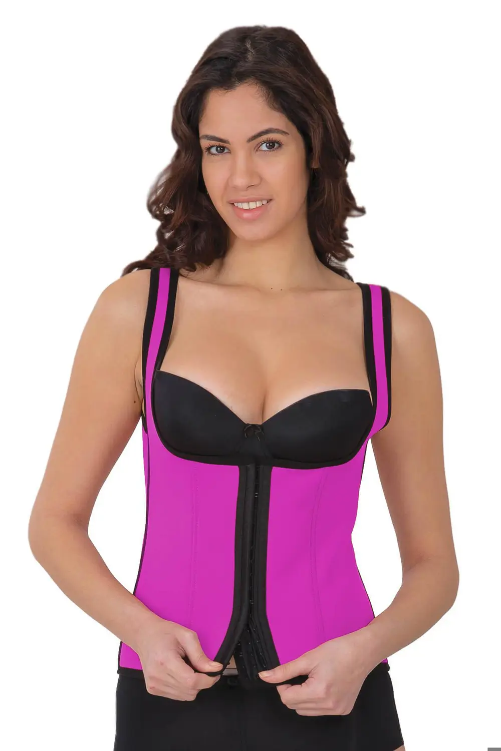 Yeni Estevia Icgy Mürdüm Mi 9173 Agraflı Göğsü Açık Atlet Korse C