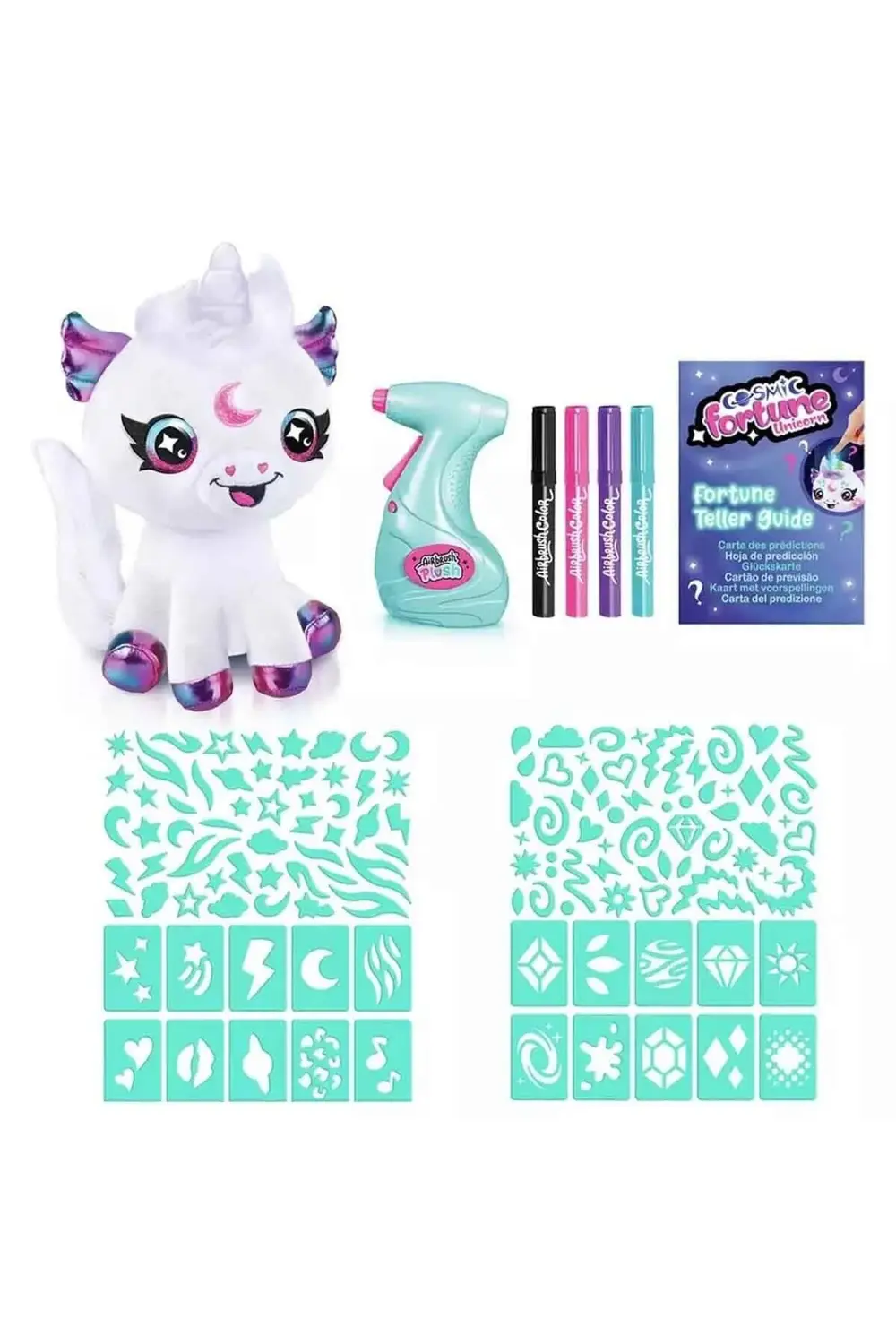 Yeni Estevia Urg 45529 Işıklı Airbrush Peluş Cosmic Unicorn Hobi