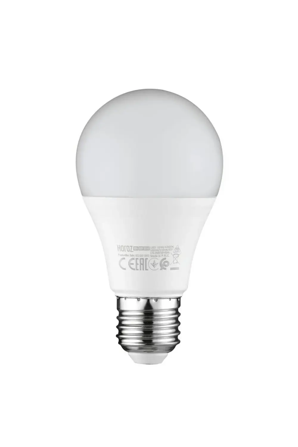 Yeni Estevia Xdn Horoz Electric Premier-9  9 Watt E27 8400K Beyaz
