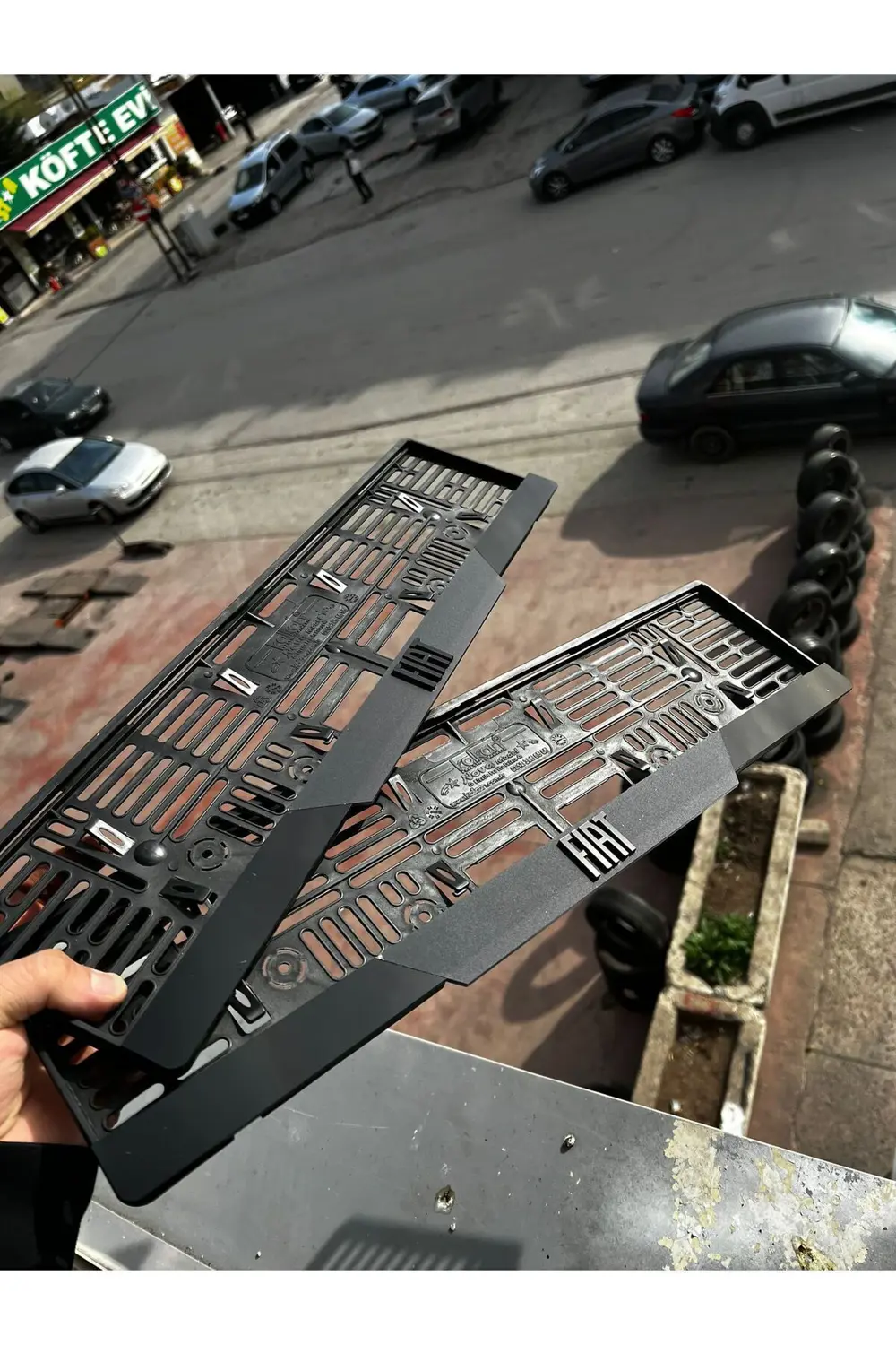 YENİ FİAT LOGOLU Mat Pleksi Plakalık