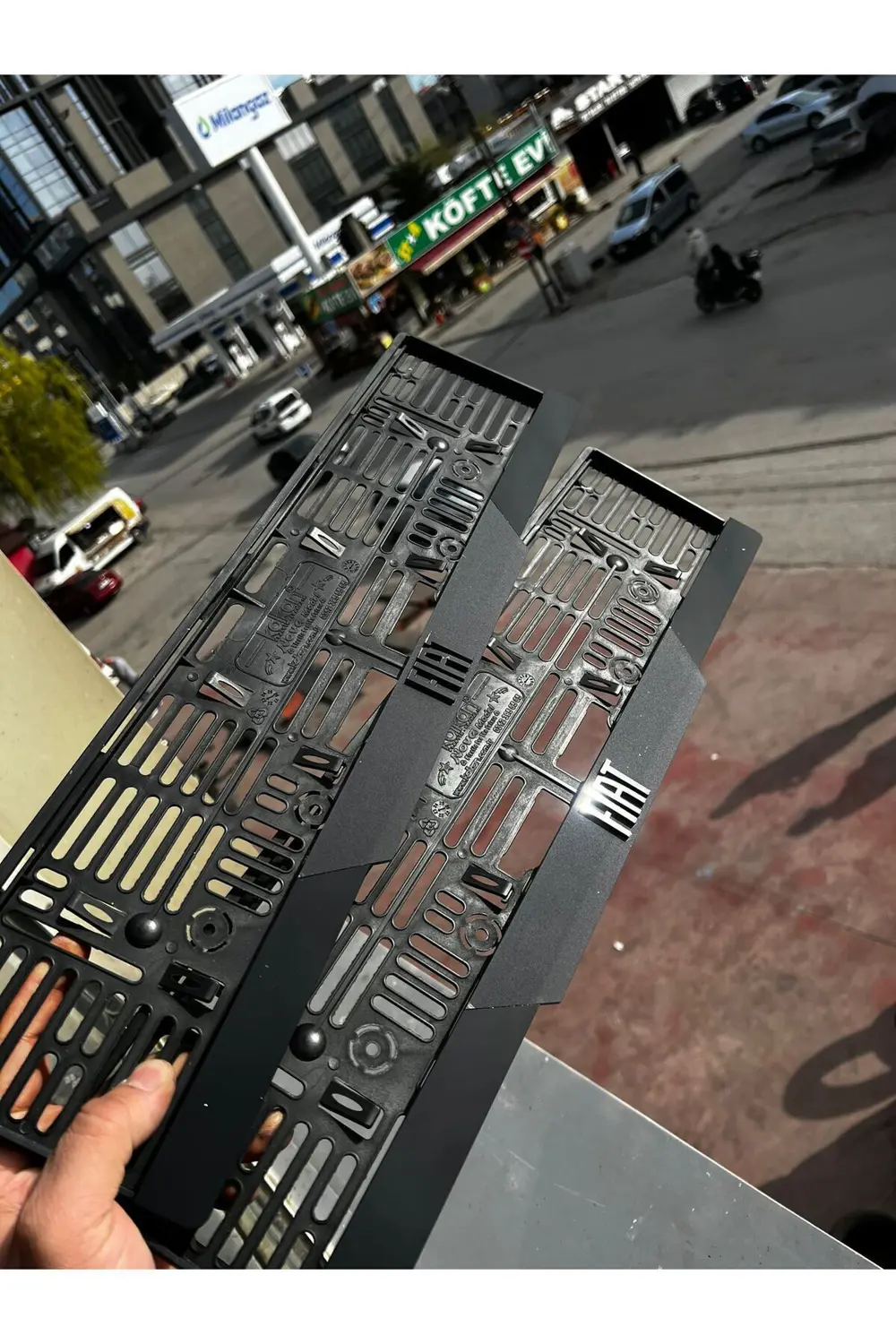 YENİ FİAT LOGOLU Mat Pleksi Plakalık