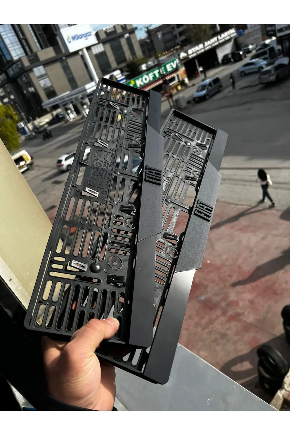YENİ FİAT LOGOLU Mat Pleksi Plakalık
