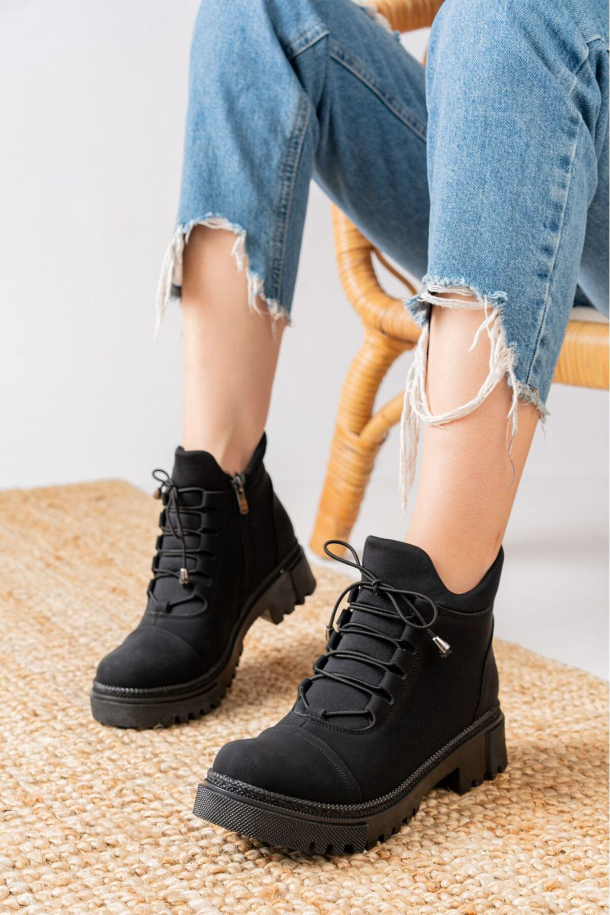 YENİ GÜNLÜK ŞIK TARZ FERMUARLI STREÇLİ BOT