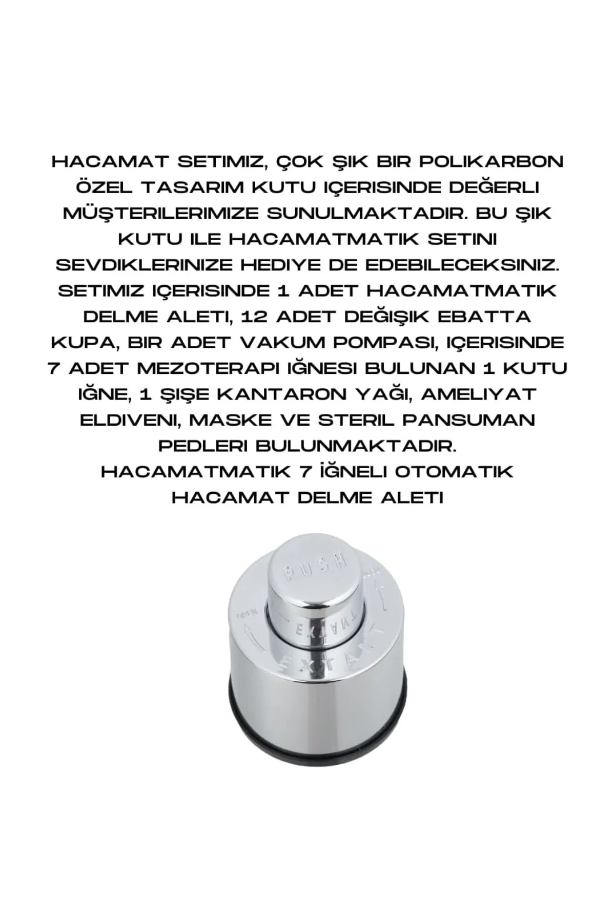 Yeni Hacamatmatik Kendi Hacamatını Kendin Yap Hacamat Seti