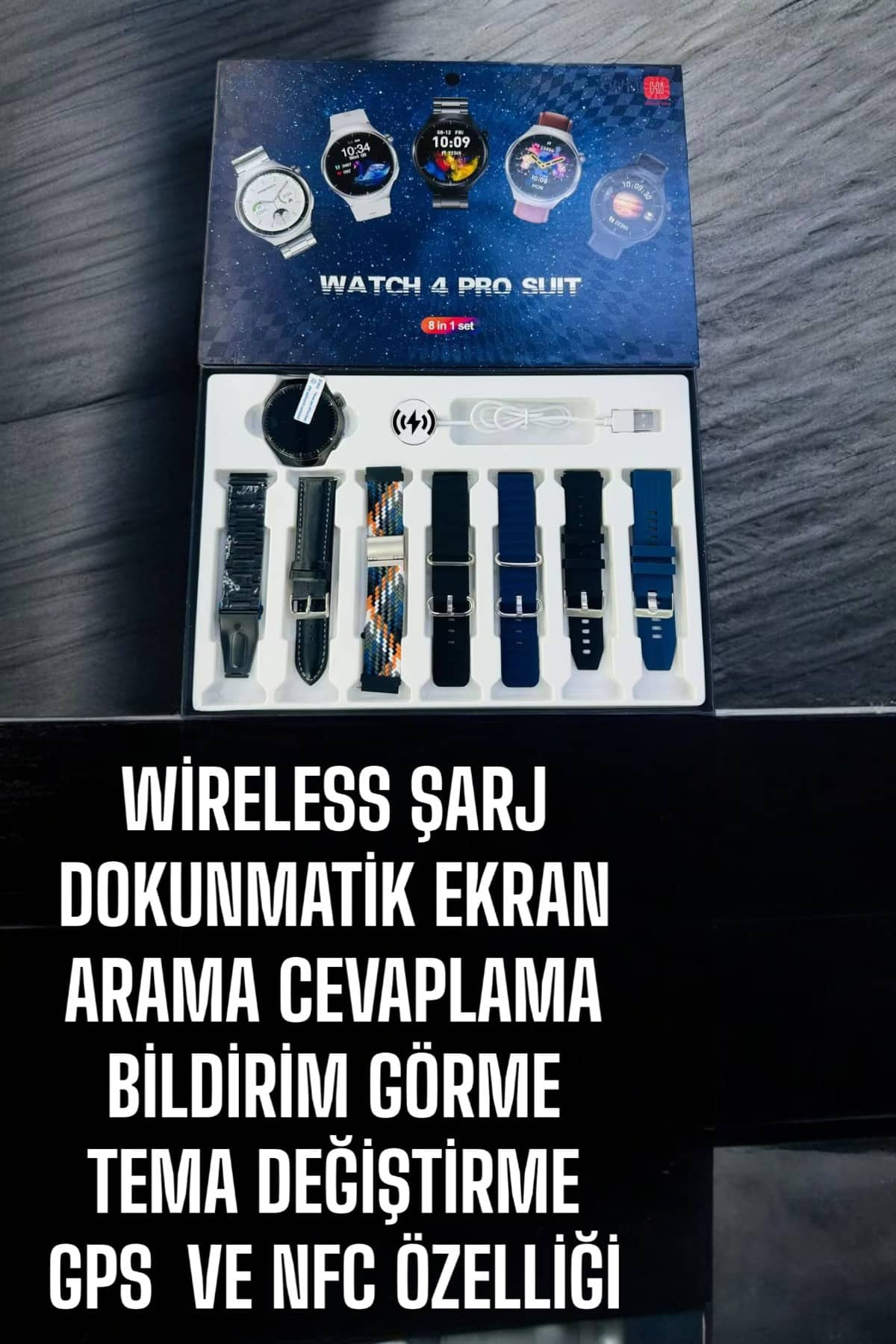 Yeni Model Akıllı Saat Bluetooth Bağlantılı NFC ve GPS Uyumlu - L