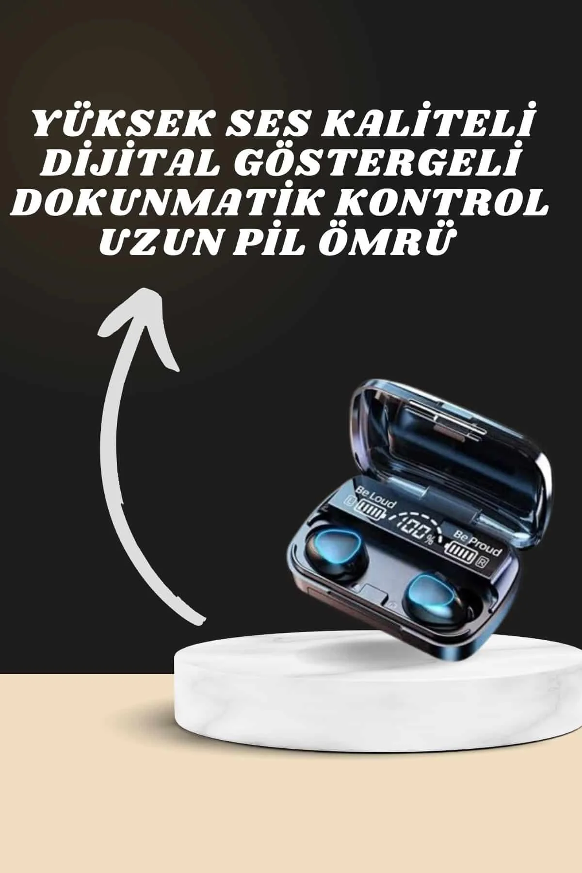 Yeni Model Akıllı Saat ve Kulaklık Kampanyası Nabızz Ölçer Blueto