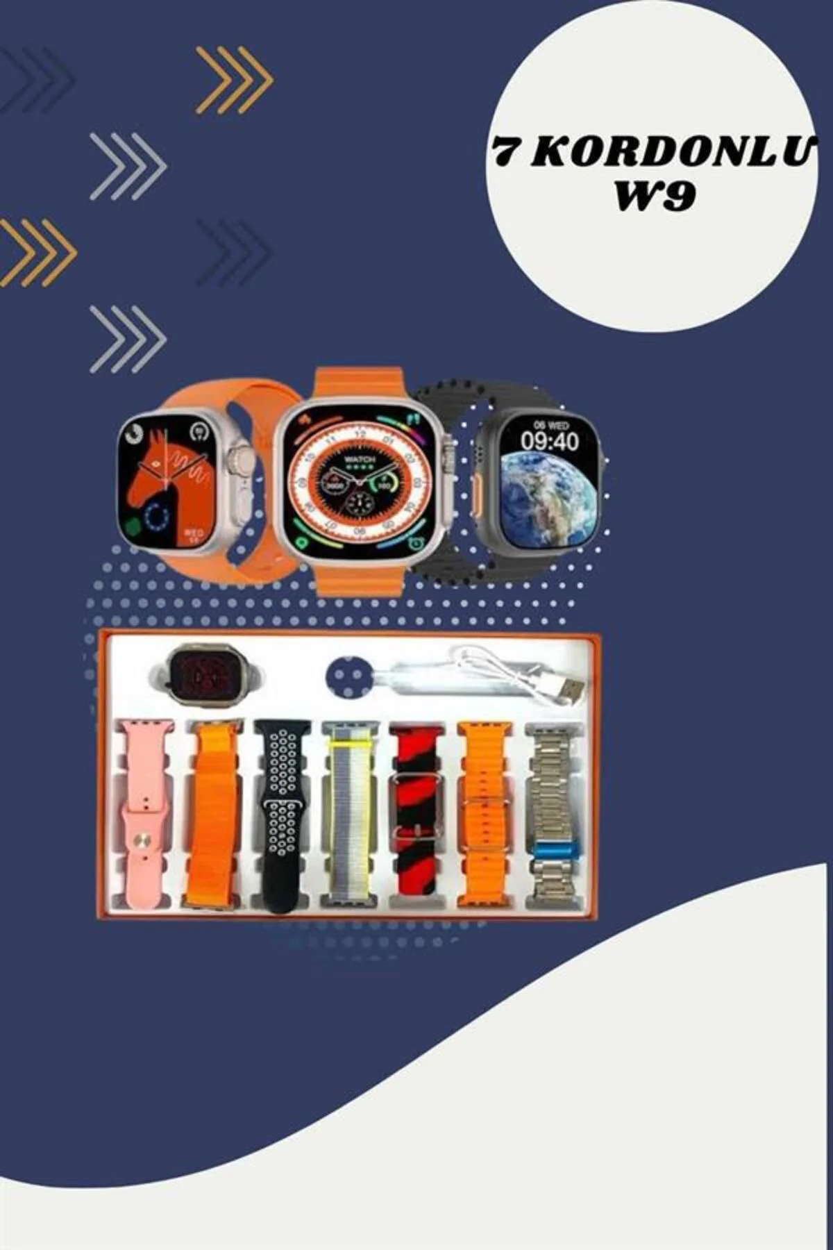 Yeni Model Akıllı Saat ve Kulaklık Kampanyası Nabızz Ölçer Blueto