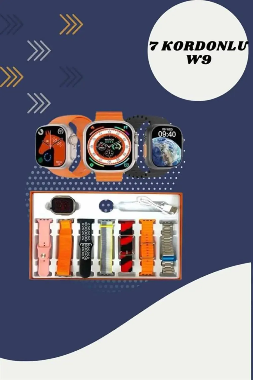 Yeni Model Akıllı Saat ve Kulaklık Kampanyası Nabızz Ölçer Blueto