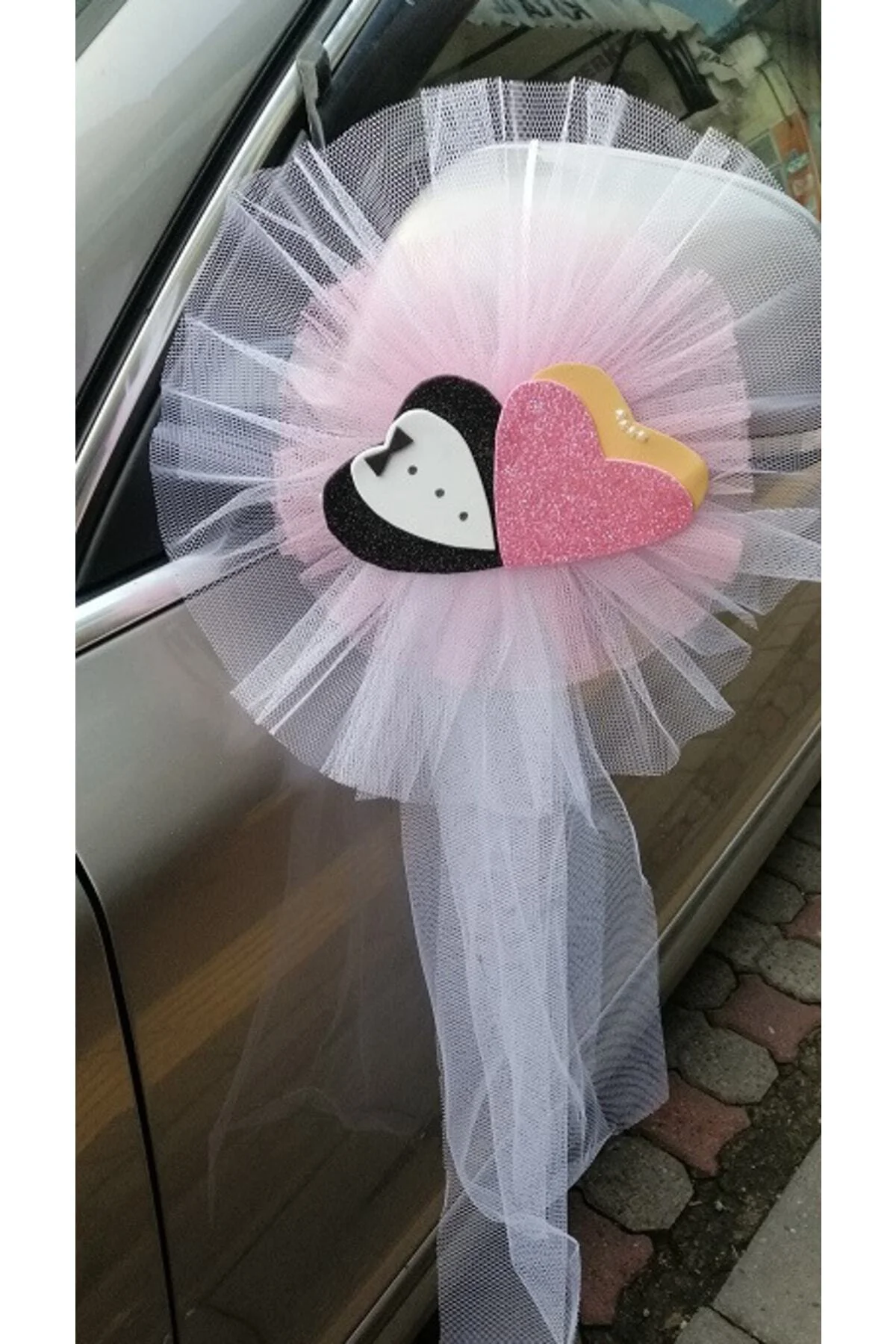 Yeni Model Etekli Nişan Nikah Konvoy Süsü 10 Lu