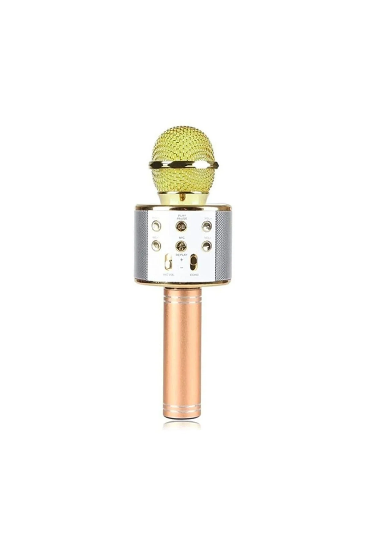 Yeni Model Sihirli Karaoke Mikrofon Bluetooth Aux Sdkart Hoparlör