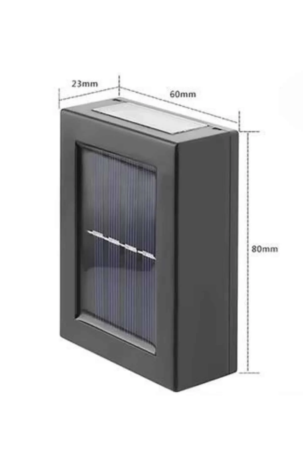 Yeni Model Solar Çift Taraflı Duvar Lambası Dekoratif Duvar Lamba
