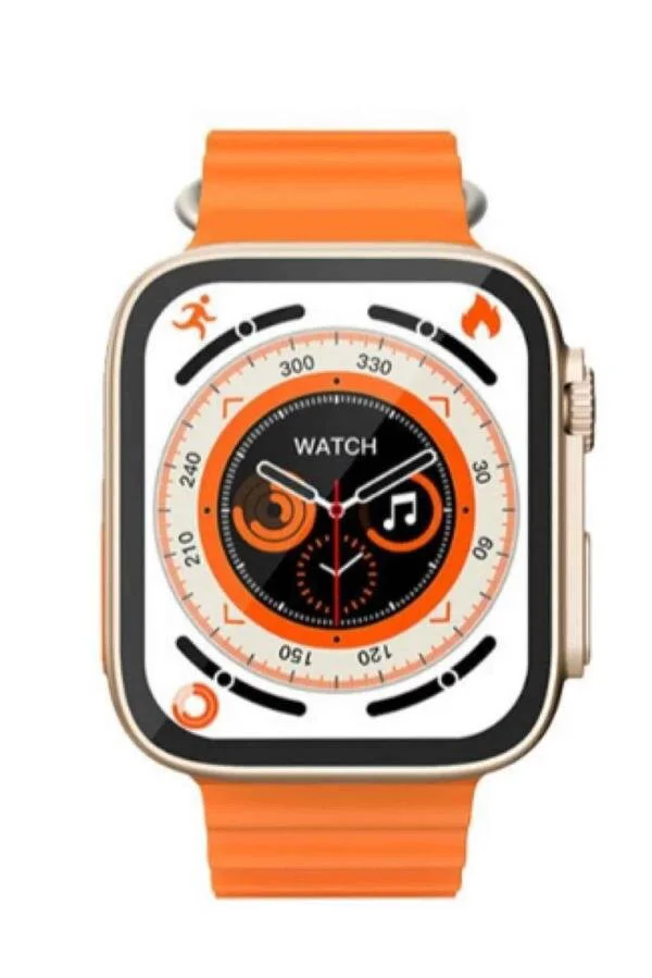 Yeni Model Ultra Smart Watch Gümüş Kasa 45mm Titreşimli Akıllı Saat - Modern Tasarım ve Uzun Ömürlü Batarya