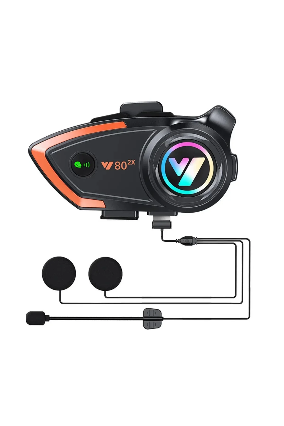 Yeni Model Y80-2x Motosiklet İntercom 2 Kişilik Bağlantı Rgb Işıklı Bluetooth Kulaklık Seti Fiyatı, Yorumları ve Özellikleri
