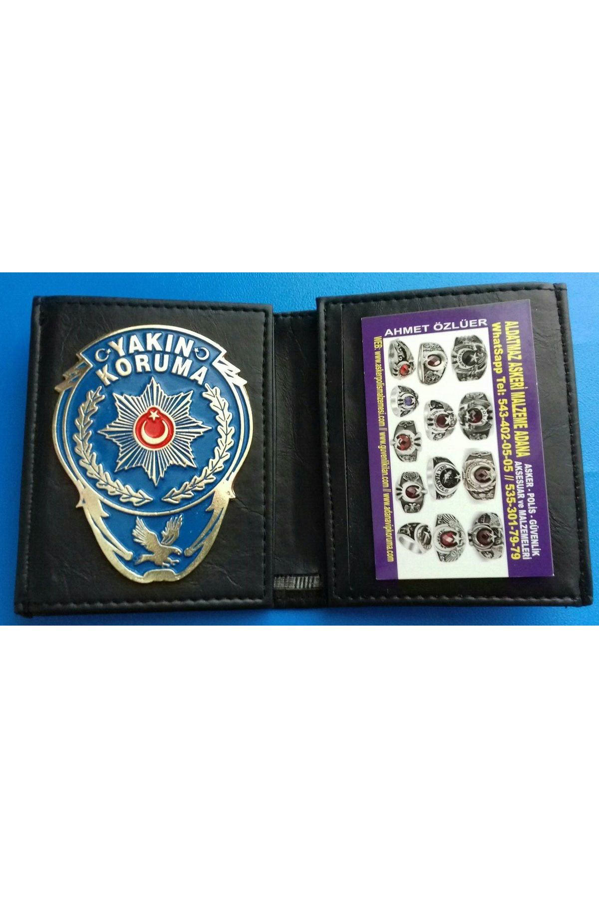 Yenı Model-yakın Koruma Kemer Rozeti Ve Yakın Koruma Rozetli Cüzd