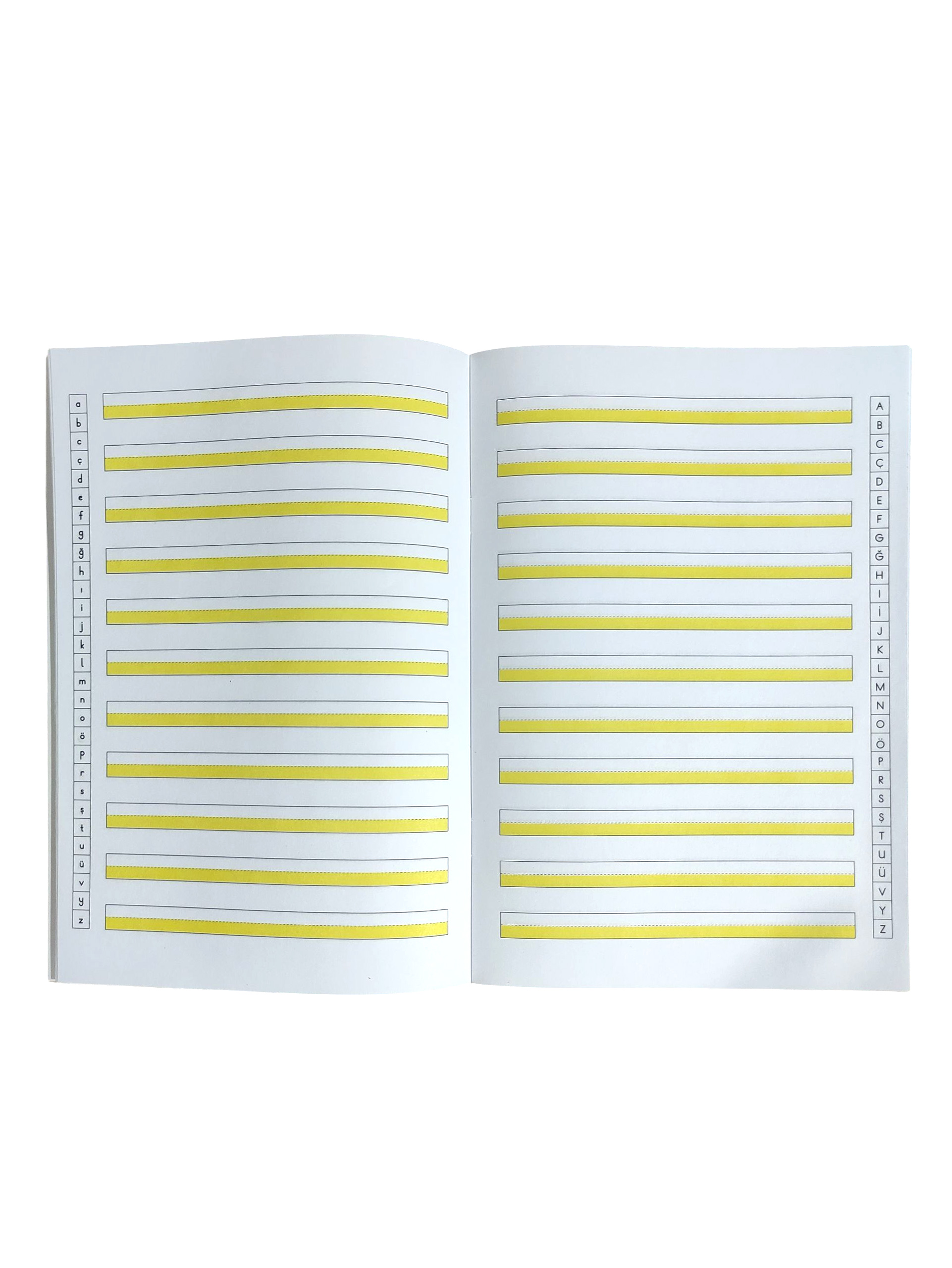 Yeni Müfradat Kılavuz Çizgili Güzel Yazı Defteri Orta Boy 16.5x24