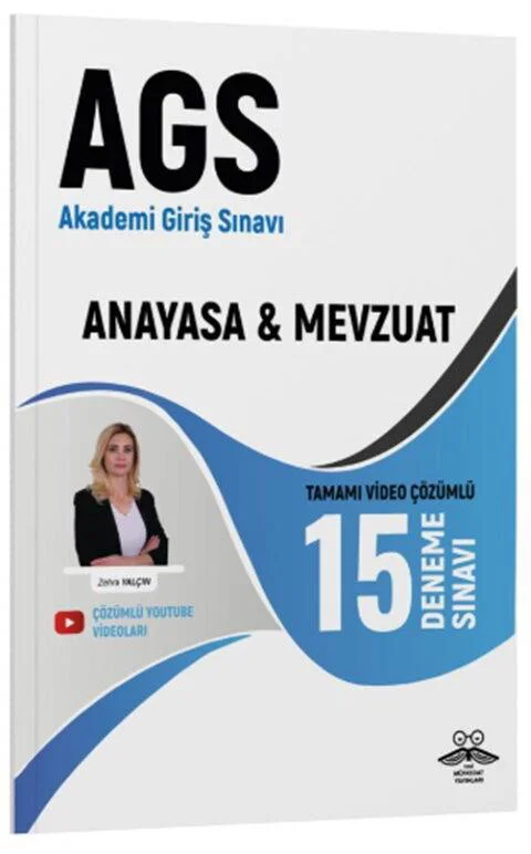 Yeni Müfredat MEB-AGS Anayasa&Mevzuat Bilgisi 15 Deneme Tamamı Vi