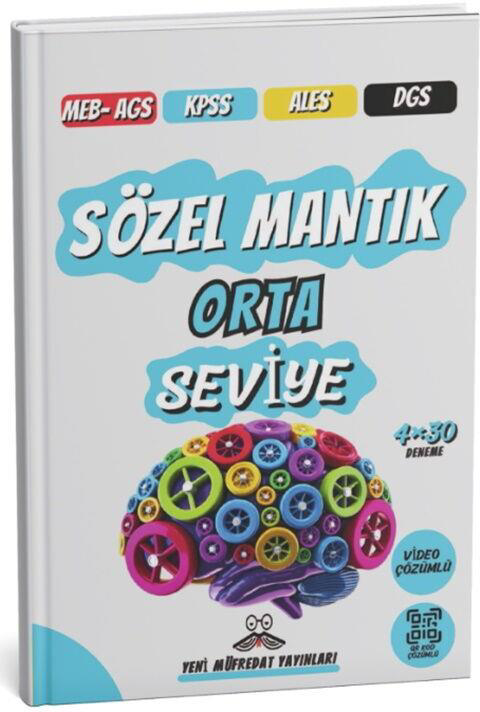 Yeni Müfredat Sözel Mantık Orta Seviye 4x30 Tamamı Video Çözümlü Yeni Müfredat Sözel Mantık Orta Seviye 4x30 Tamamı Video Çözümlü