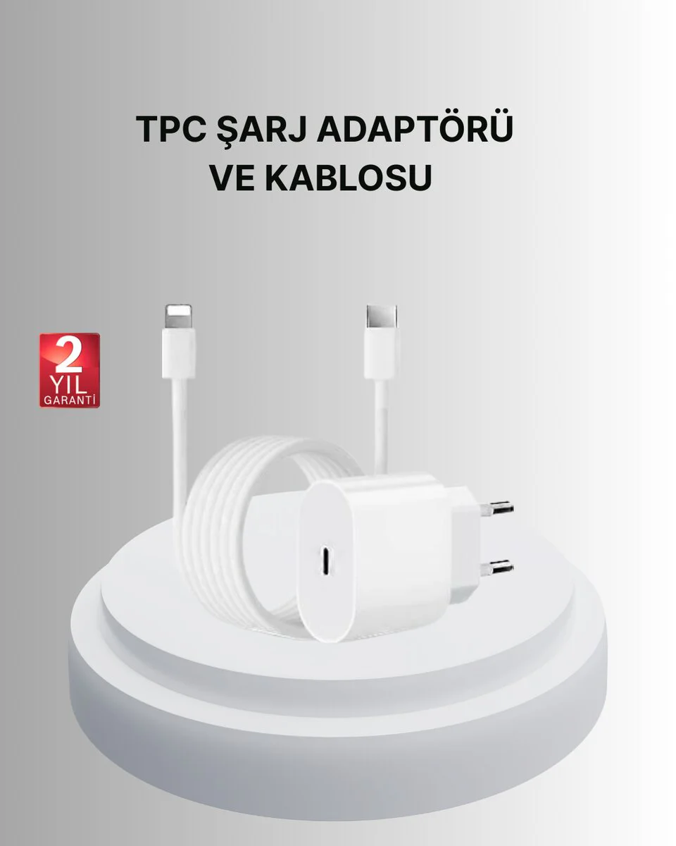 Yeni Nesil 20W USB-C Hızlı Şarj Cihazı - iOS Tam Uyumlu ve Güvenli
