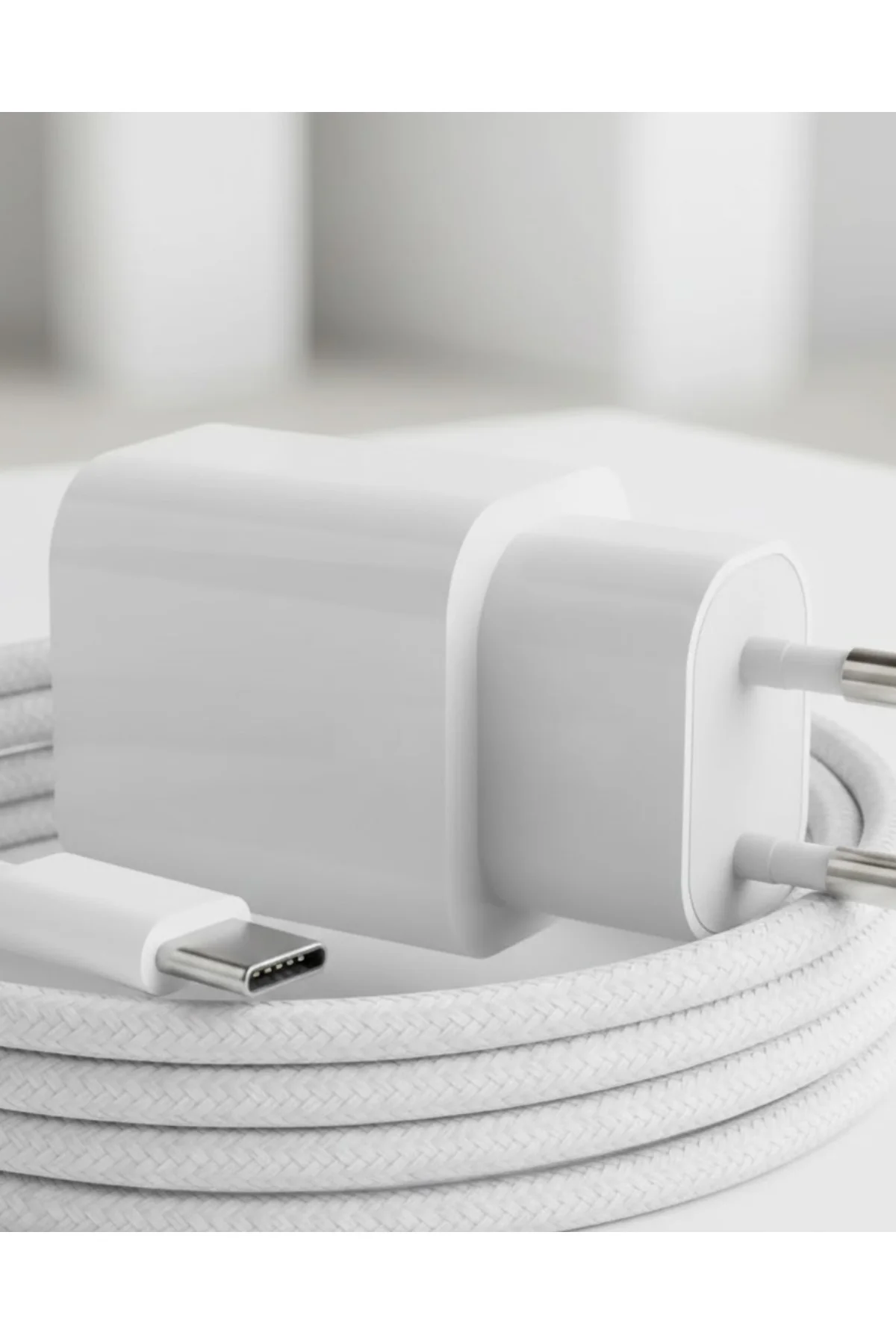 Yeni Nesil 35W USB-C Duvar Şarj Adaptörü Kablo Hediyeli - Görsel 5