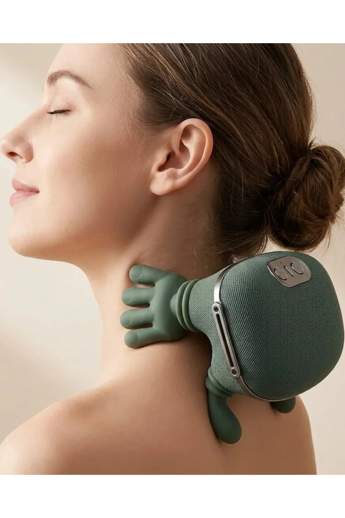 Yeni Nesil 3D Yoğurma Boyun Masaj Cihazı Akıllı Ergonomik Tasarım Derin Kas Rahatlatıcı