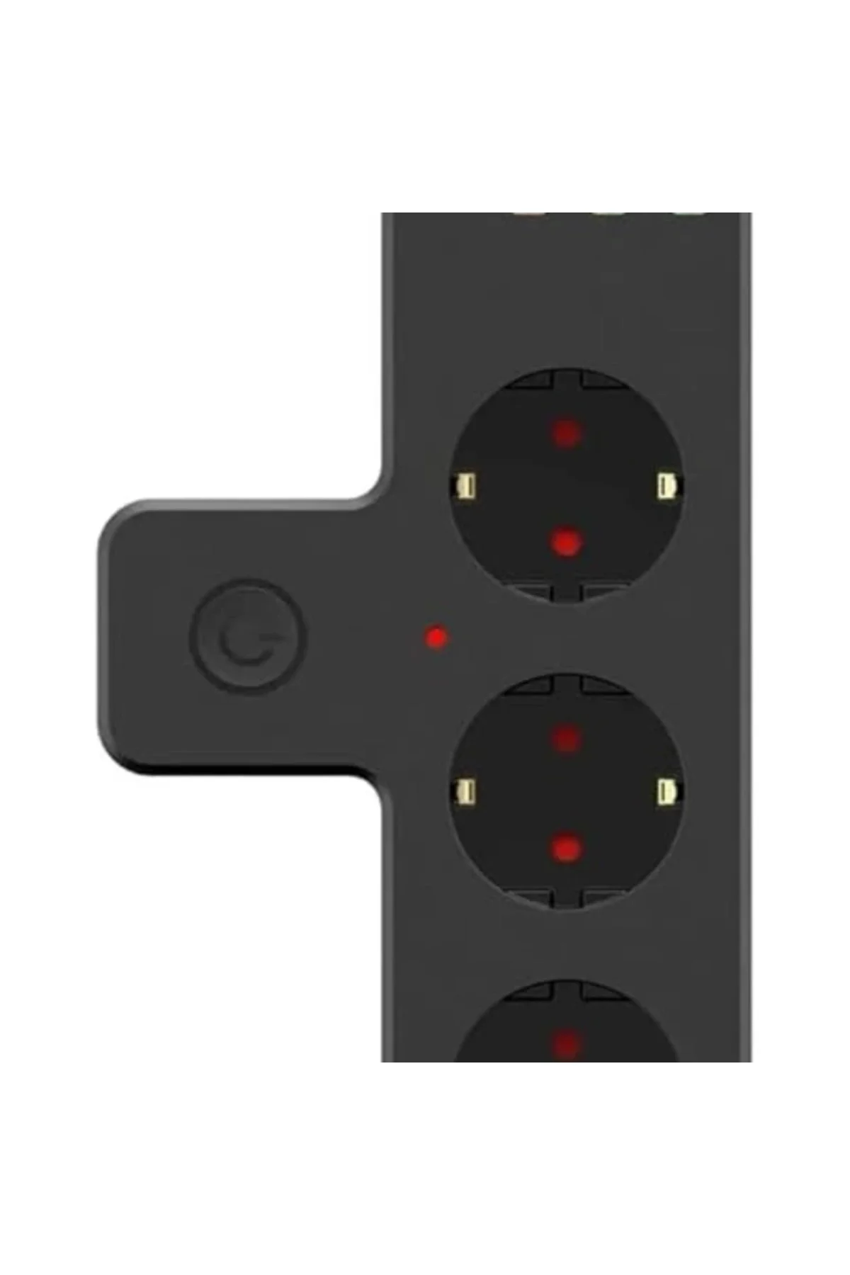 Yeni Nesil 3'Lü Duvar Priz Termal Akım Korumalı Priz 3 X Usb, 1 X Type C 20W Pd Giriş Ofis Ev