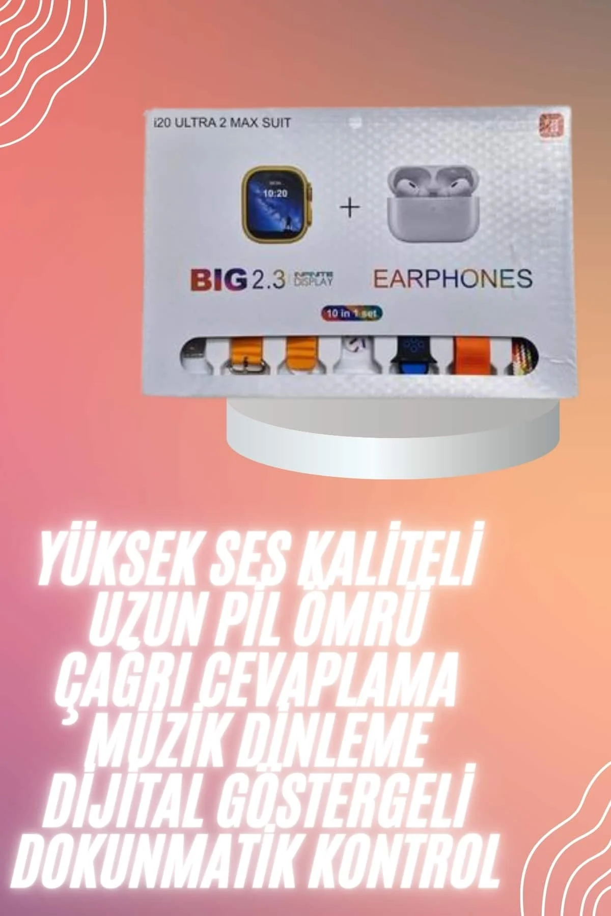 Yeni Nesil 7 Kordonlu Arama Bildirim Özellikli Kulaklık Hediyeli Akıllı Saat Fiyatı, Yorumları ve Özellikleri