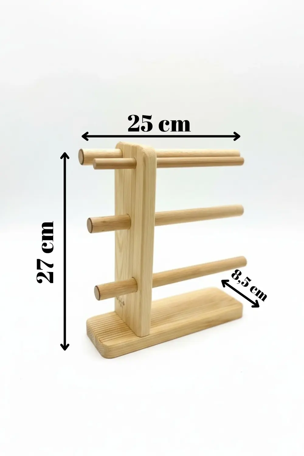 Yeni Nesil Ahşap Takı Düzenleyici, Modern 4 Kollu Takı Organizeri Yeni Nesil Ahşap Takı Düzenleyici, Modern 4 Kollu Takı Organizeri