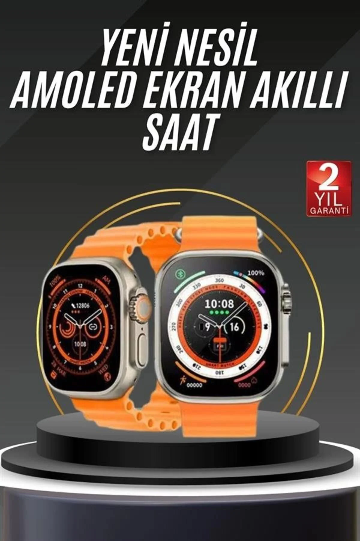 Yeni Nesil Akıllı Saat Android Ve İos Uyumlu 49 Mm Nfc Özelliği G