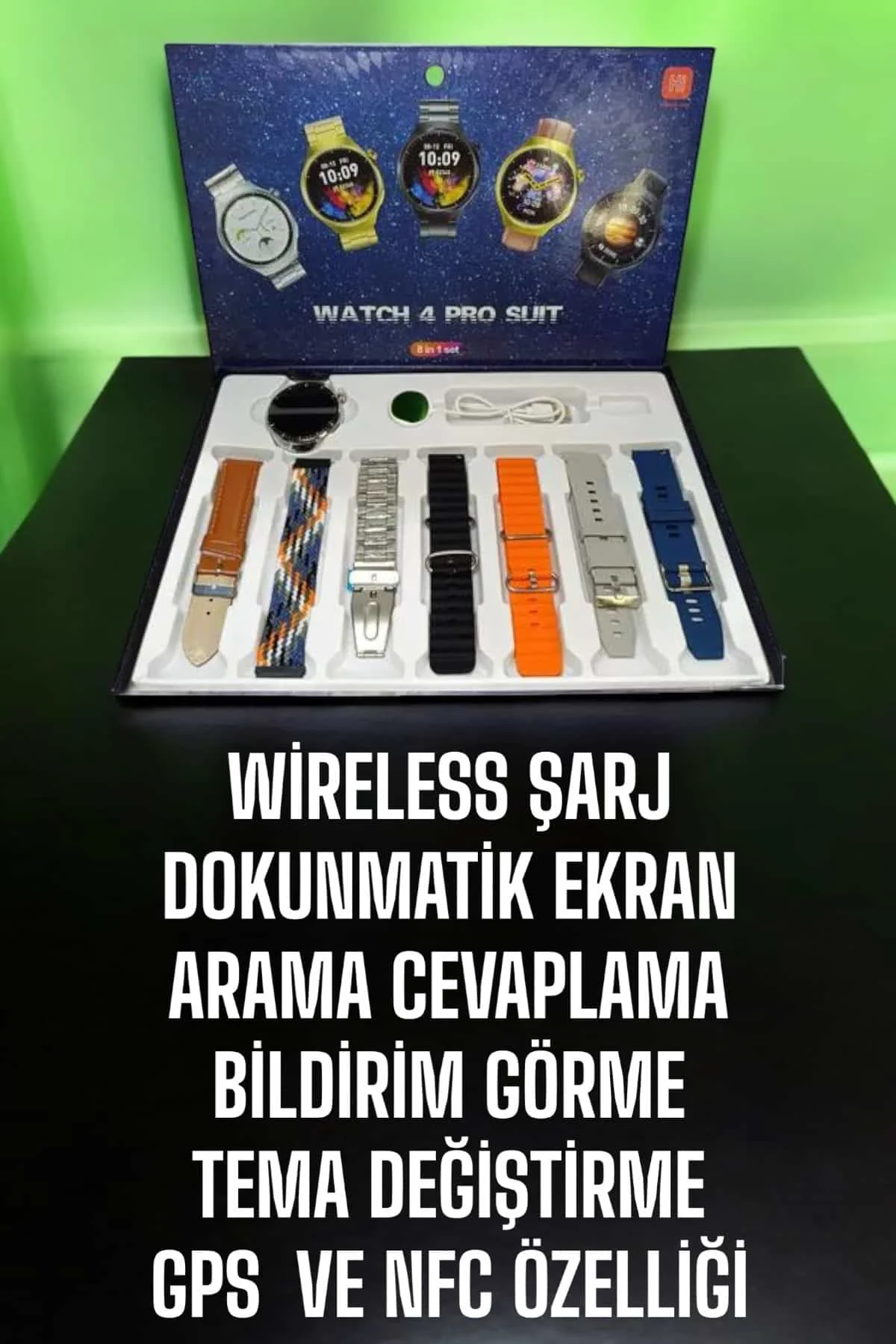 Yeni Nesil Akıllı Saat 2024 Model Uyku ve Sağlık Takibi Bluetooth Bağlantılı