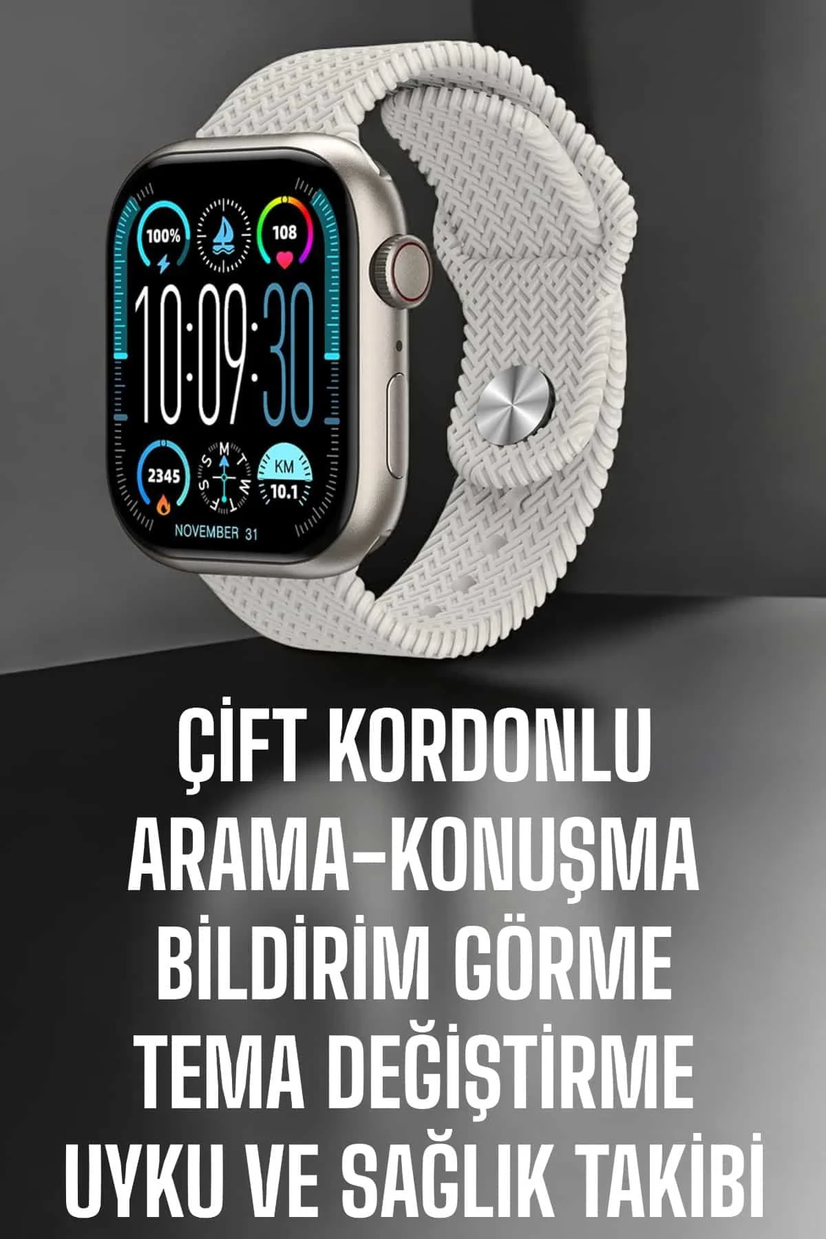 Yeni Nesil Akıllı Saat Arama Cevaplama GPS Takibi Adımsayar NFC Özelliği Yeni Nesil Akıllı Saat Arama Cevaplama GPS Takibi Adımsayar NFC Özelliği