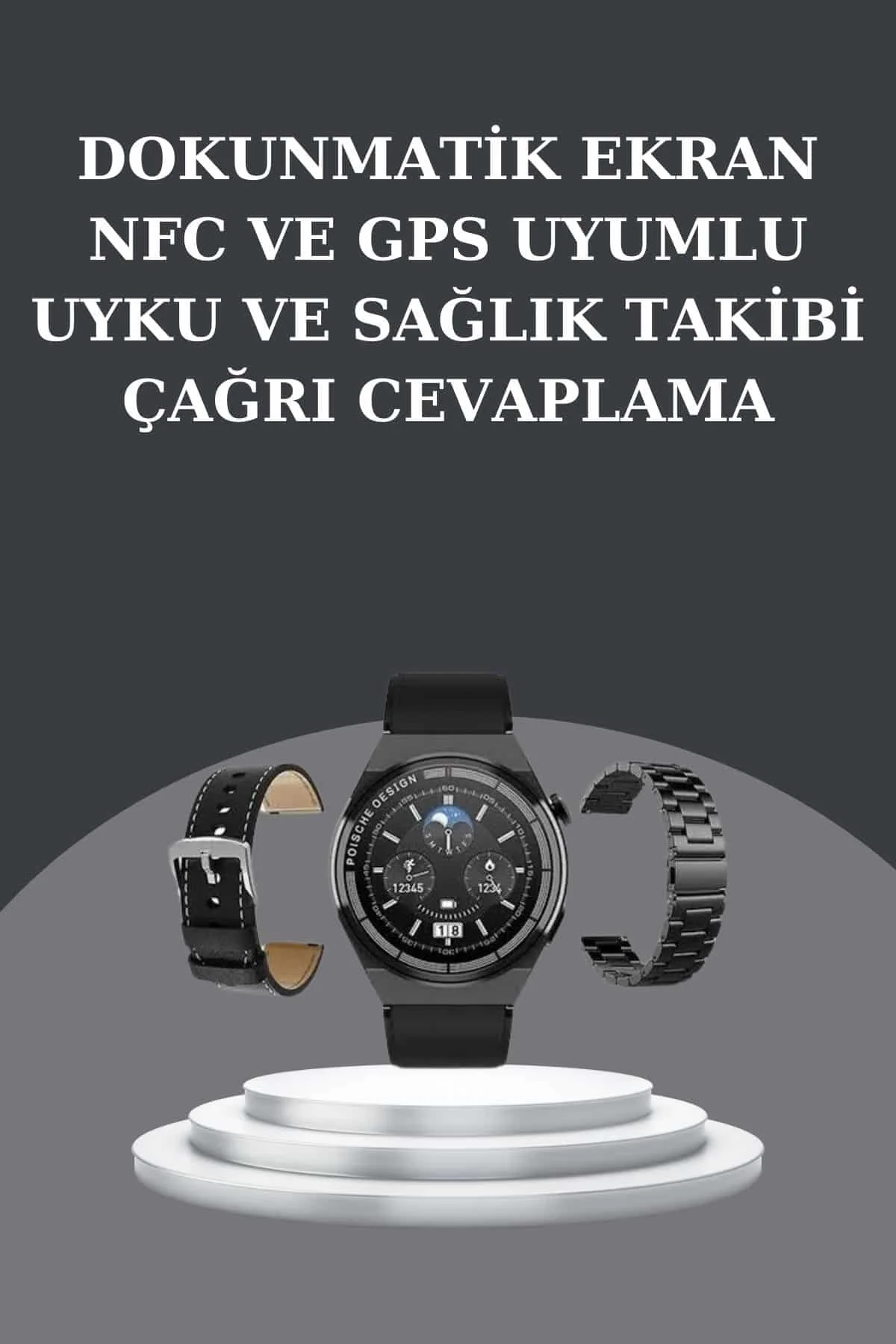 Yeni Nesil Akıllı Saat Ve Bluetooth Kulaklık Titreşim Bildirimler