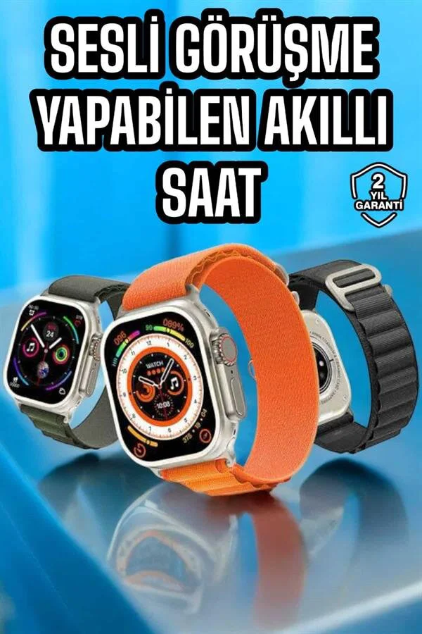 Yeni Nesil Akıllı Saat - Nabız Ölçer, Uyku Takibi, Kalori ve NFC Özelliği