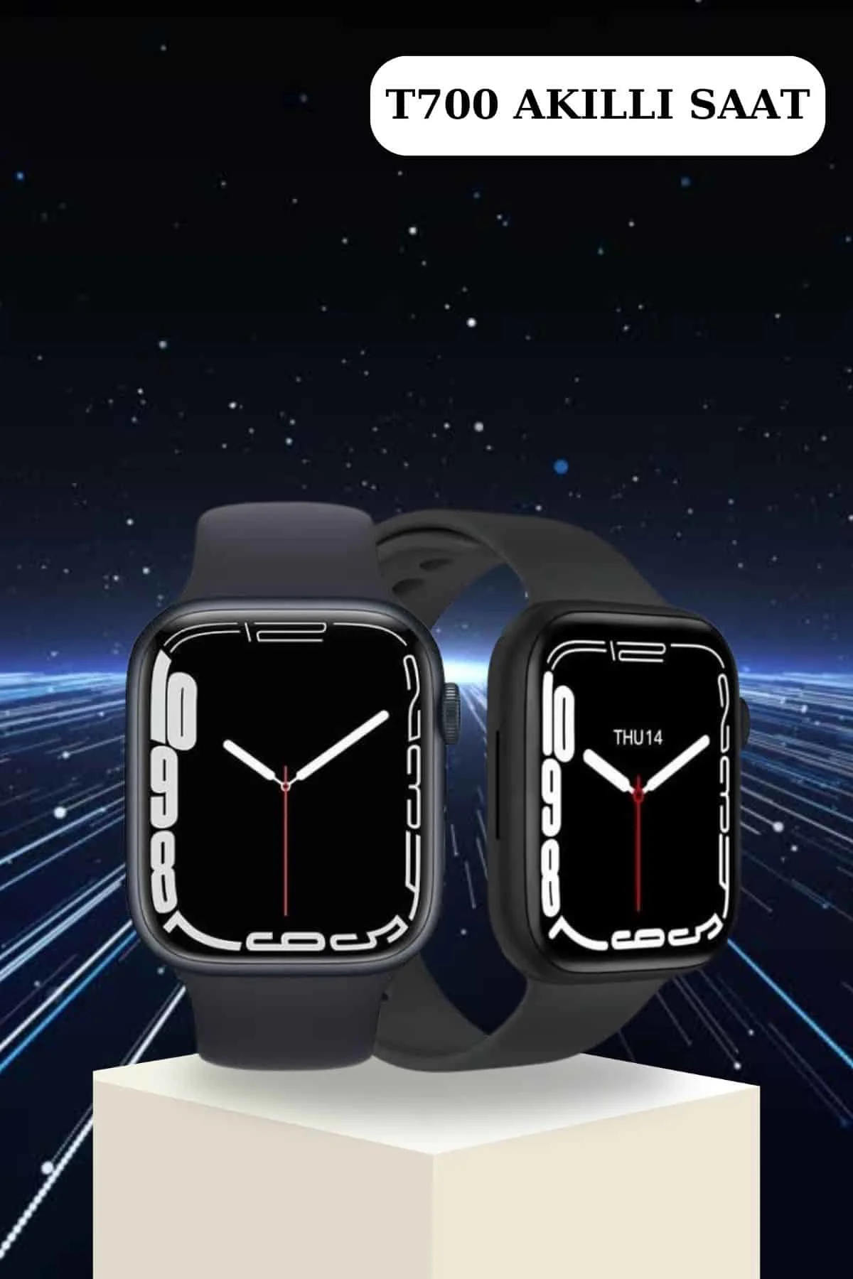 Yeni Nesil Akıllı Saat ve Kablosuz Kulaklık Kampanyası İkili Set Bluetooth Bağlantılı