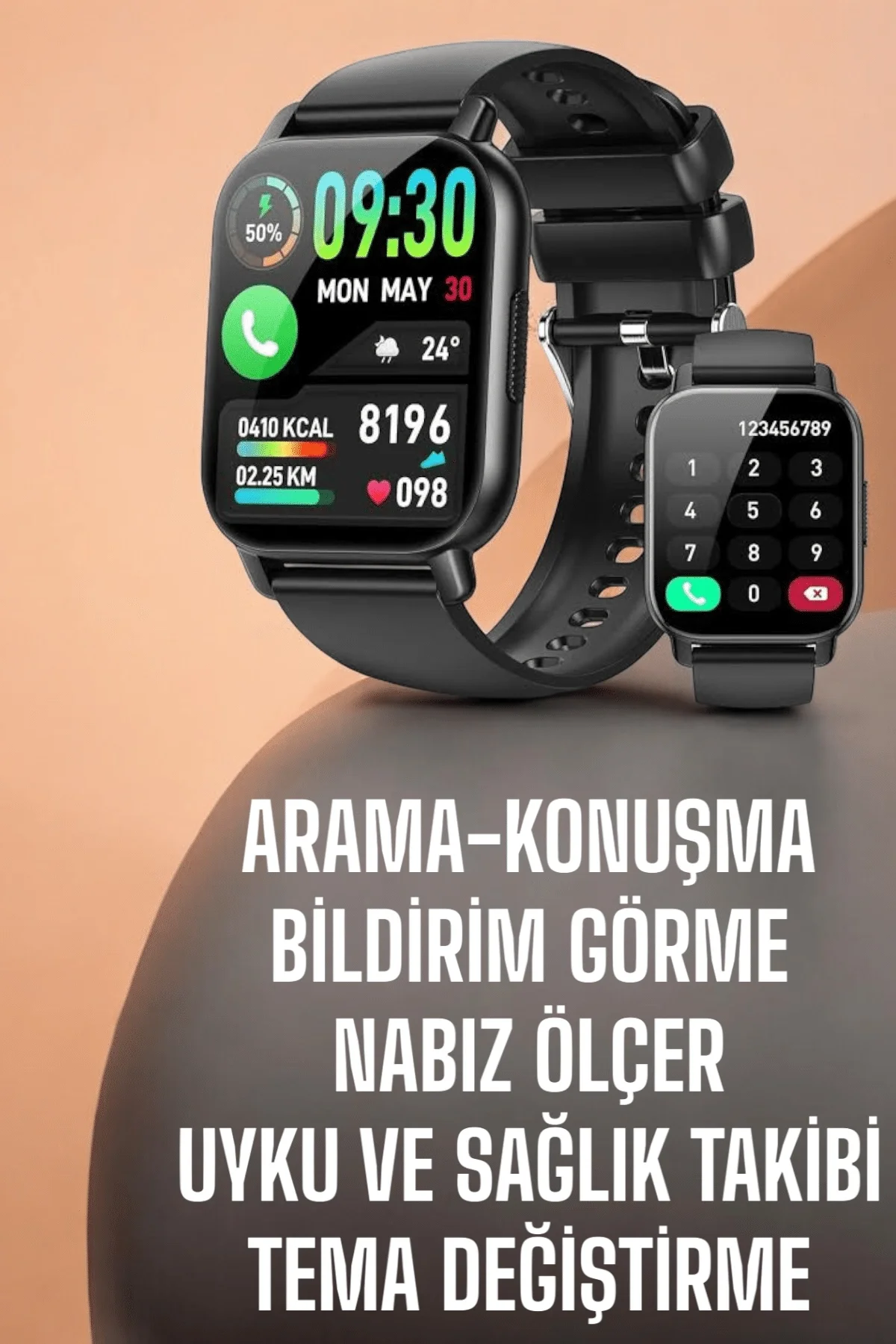Yeni Nesil Akıllı Saat Arama Bildirimleri, Uyku &amp; Kalp Atış Takibi