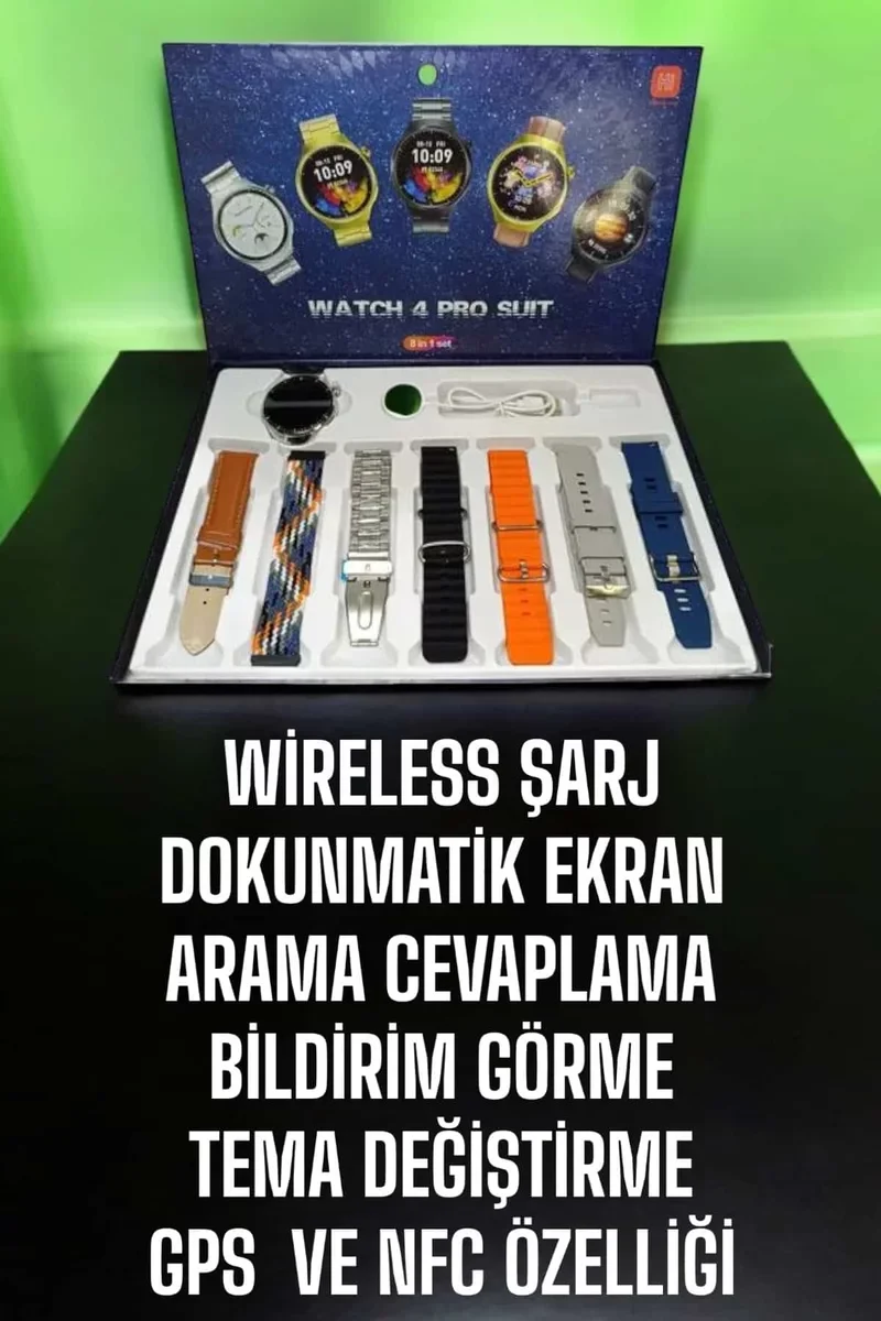 Yeni Nesil Akıllı Saat 2024 Model - Watch 4 Pro Sağlık ve Spor Takibi