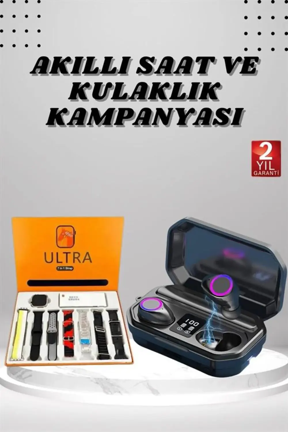 Yeni Nesil Akıllı Saat ve Bluetooth Kulaklık Kampanyası Dijital G