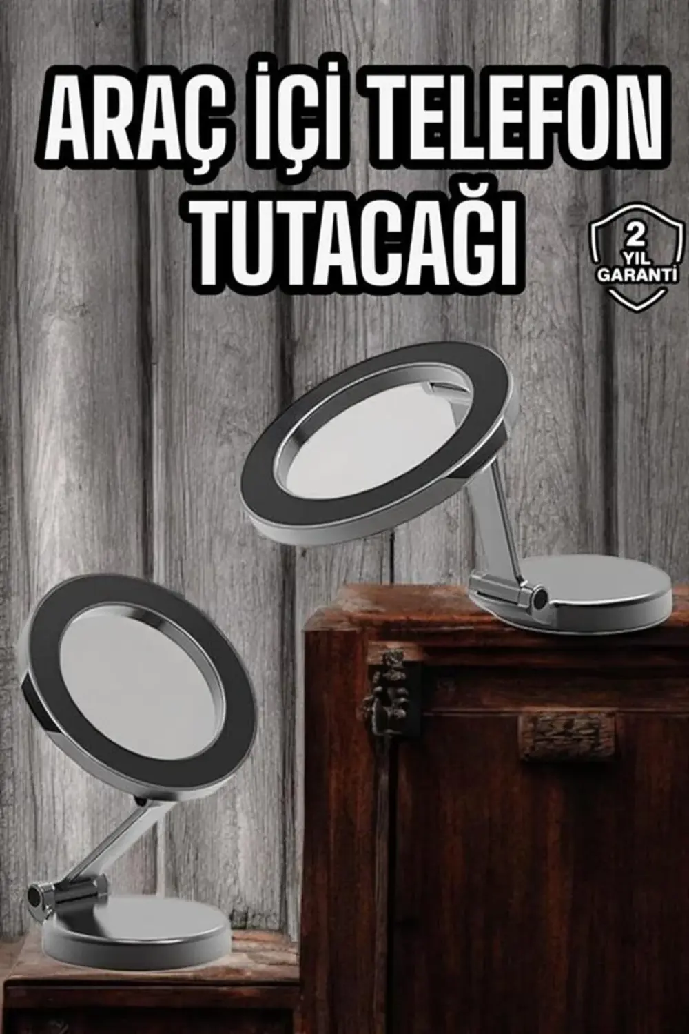 Yeni Nesil Araç İçi Mıknatıslı Telefon Tutacağı Tüm Telefonlara U
