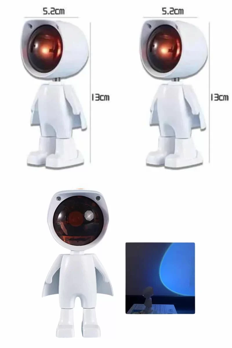 Yeni Nesil Astronot Tasarım Gün Batımı Işık Lambası - Atmosfer Aydınlatma